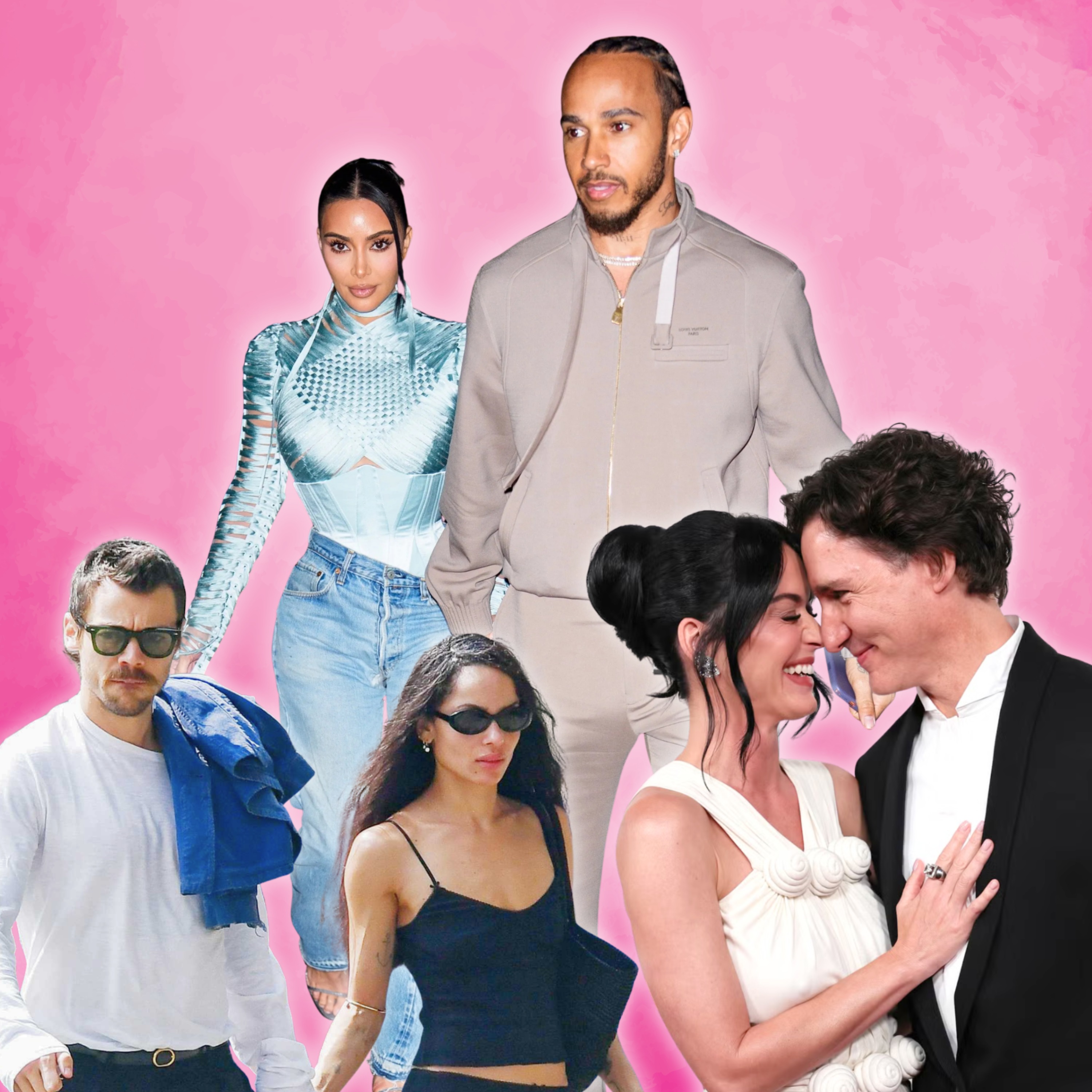 Kim Kardashian & Lewis Hamilton, Harry Styles & Zoë Kravitz, Katy & Justin Headlines
