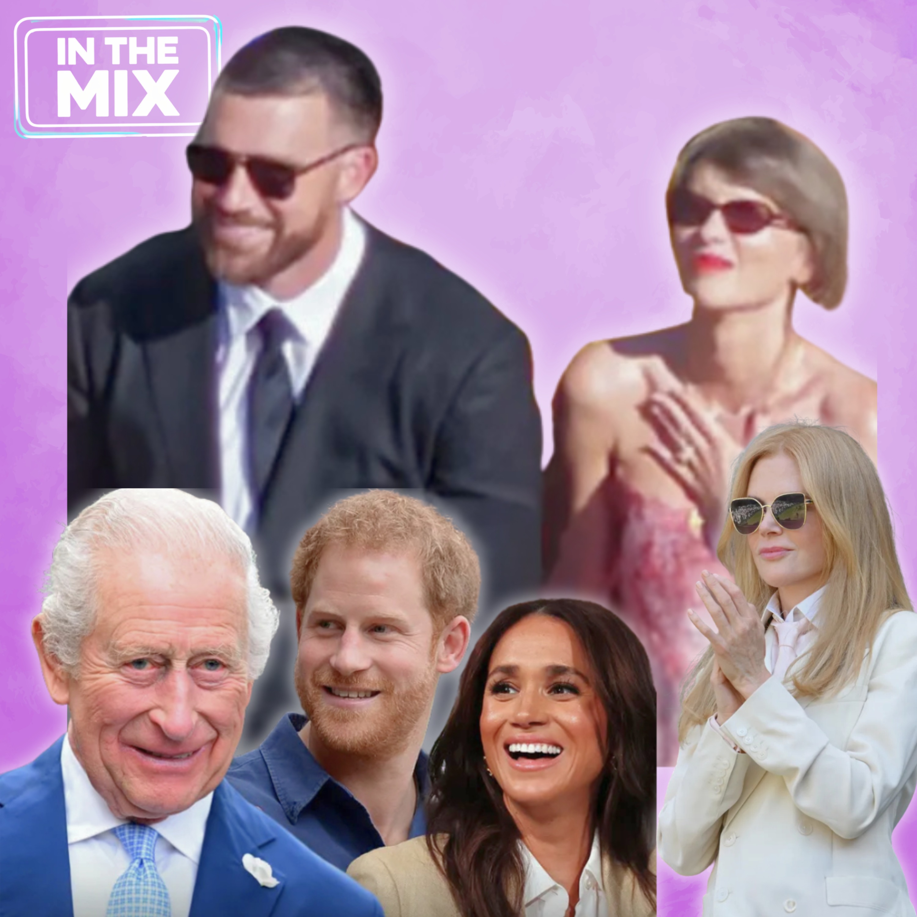 Taylor & Travis Spotted + Harry & Meghan Reunite with the King + Wimbledon's Biggest Stars (In The Mix) episode artwork