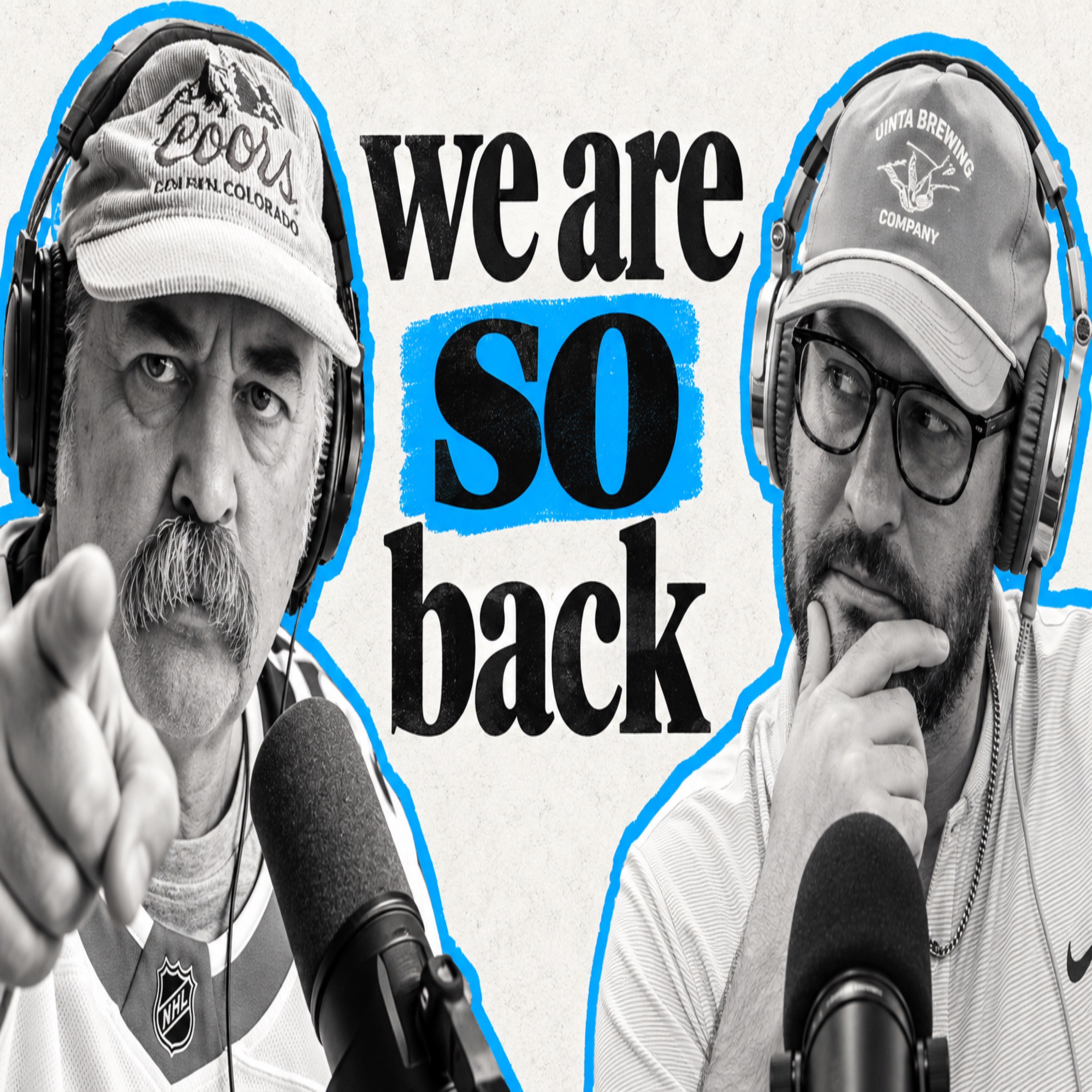 54. We are SO back episode artwork