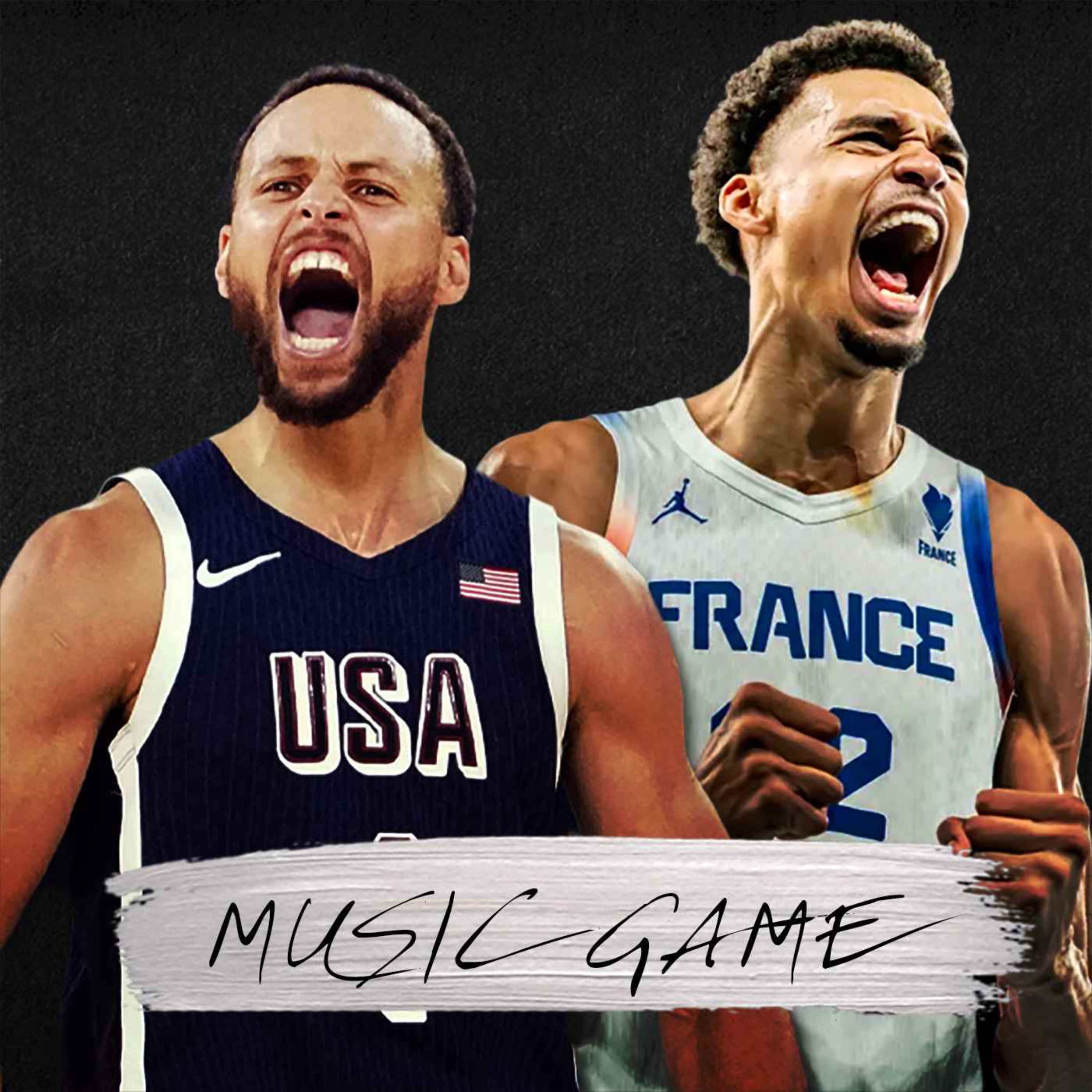 Hoop Culture : Victor Wembanyama et l'EdF Vs Stephen Curry et Team USA... the music game !