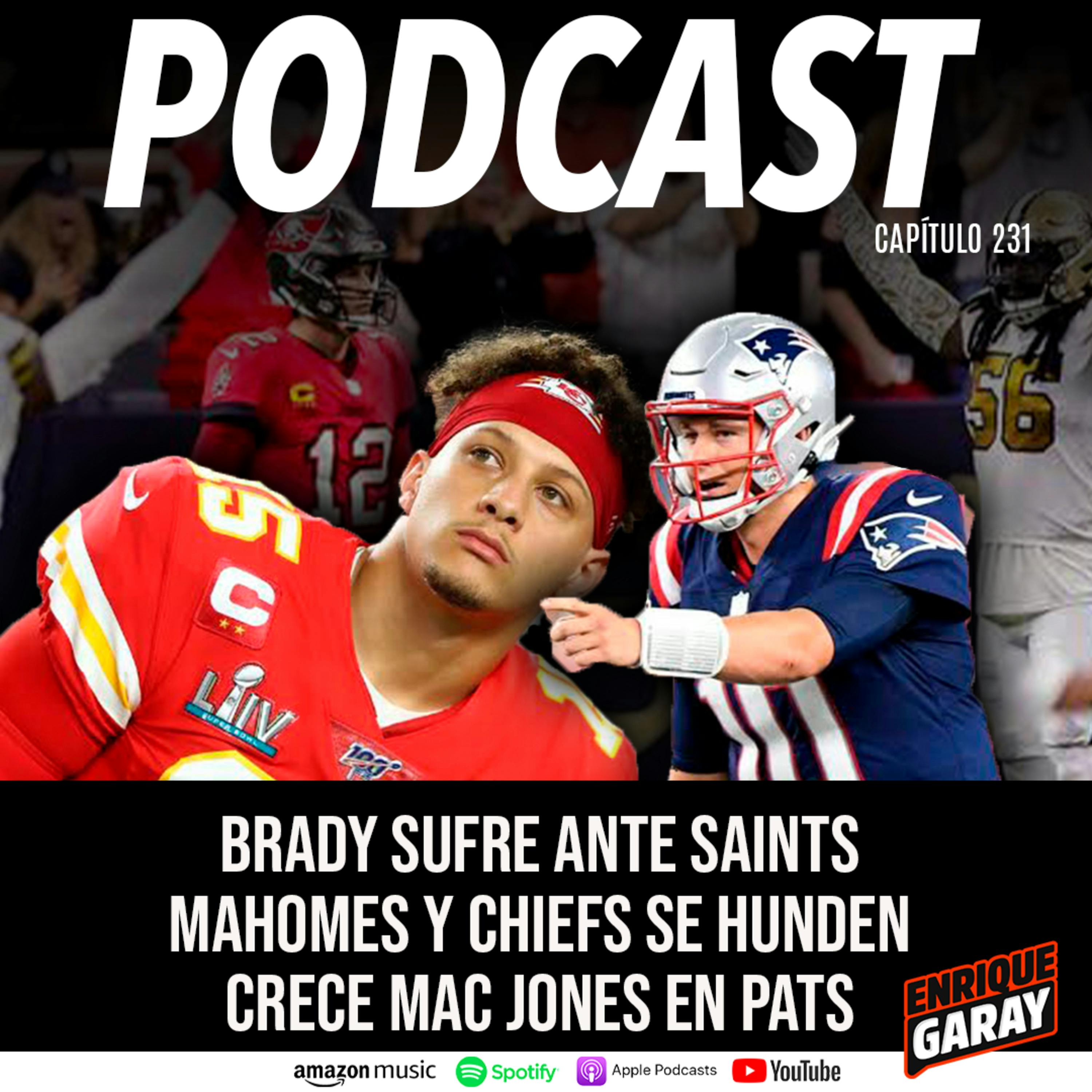 Brady sufre ante Saints