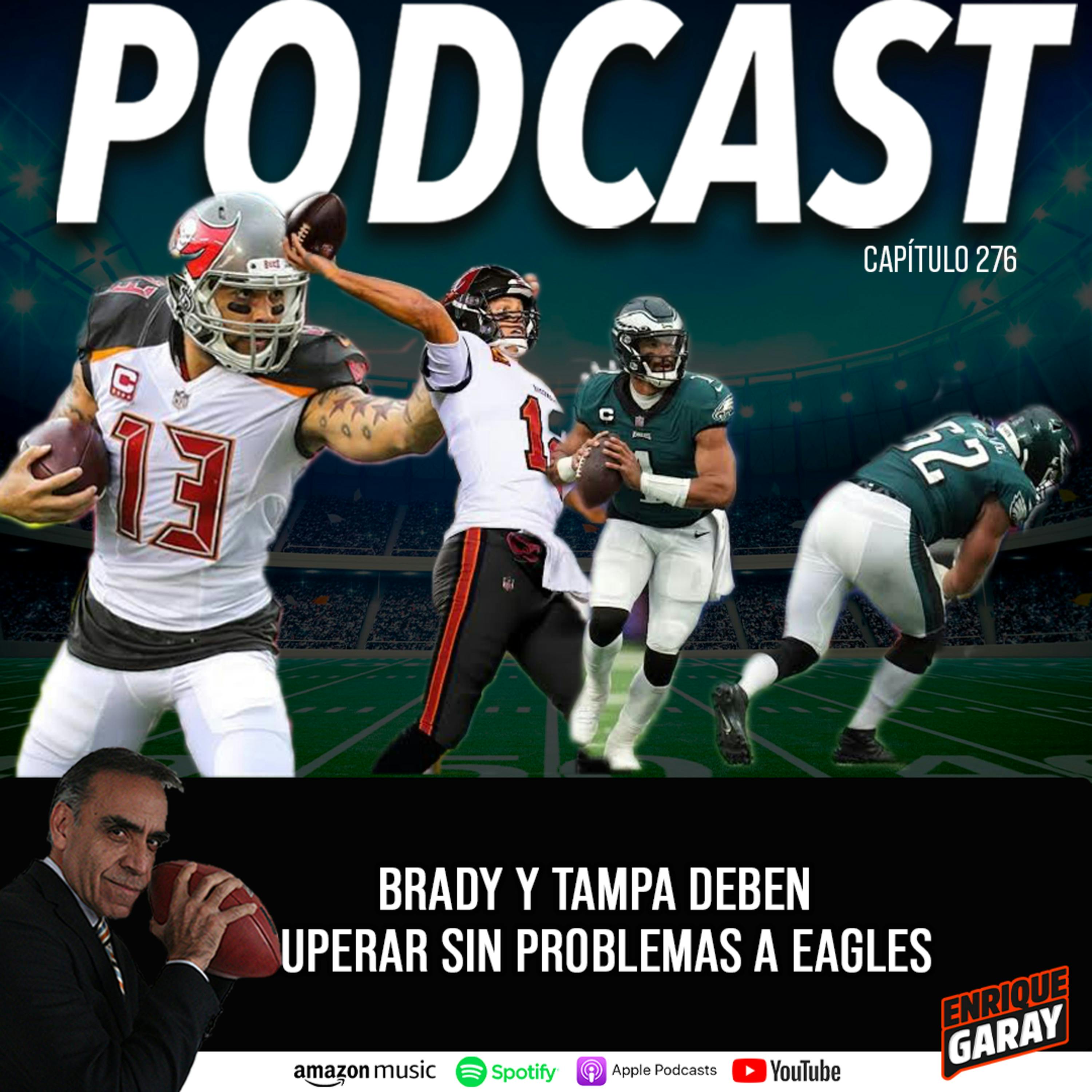 Brady y Tampa Deben Superar sin Problemas a Eagles
