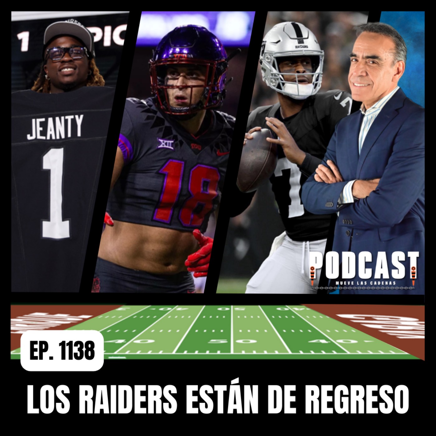 Talentos como Ashton Jeanty y Josh Beat, Sumado a Geno Smith y Pete Carroll, emocionan a Raiders