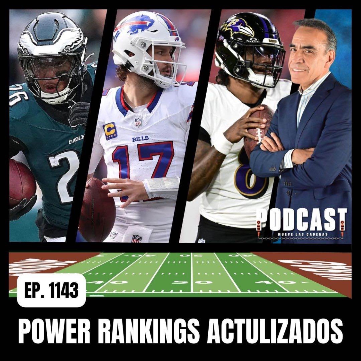 Los Campeones Eagles lucen más fuertes que Nunca pero Bills y Ravens no parecen haber Crecido