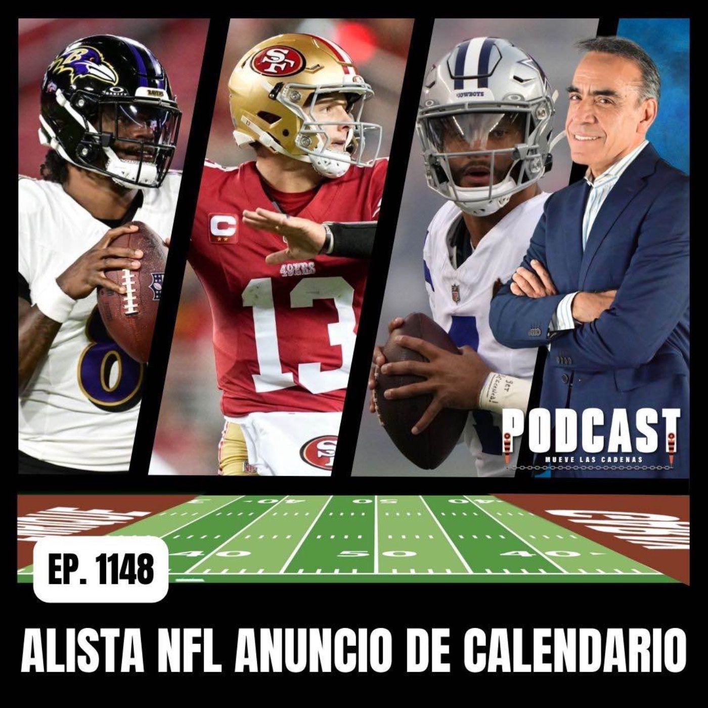 Confirman Cowboys vs Eagles, para Apertura del Calendario NFL 2025, próximo 4 de septiembre