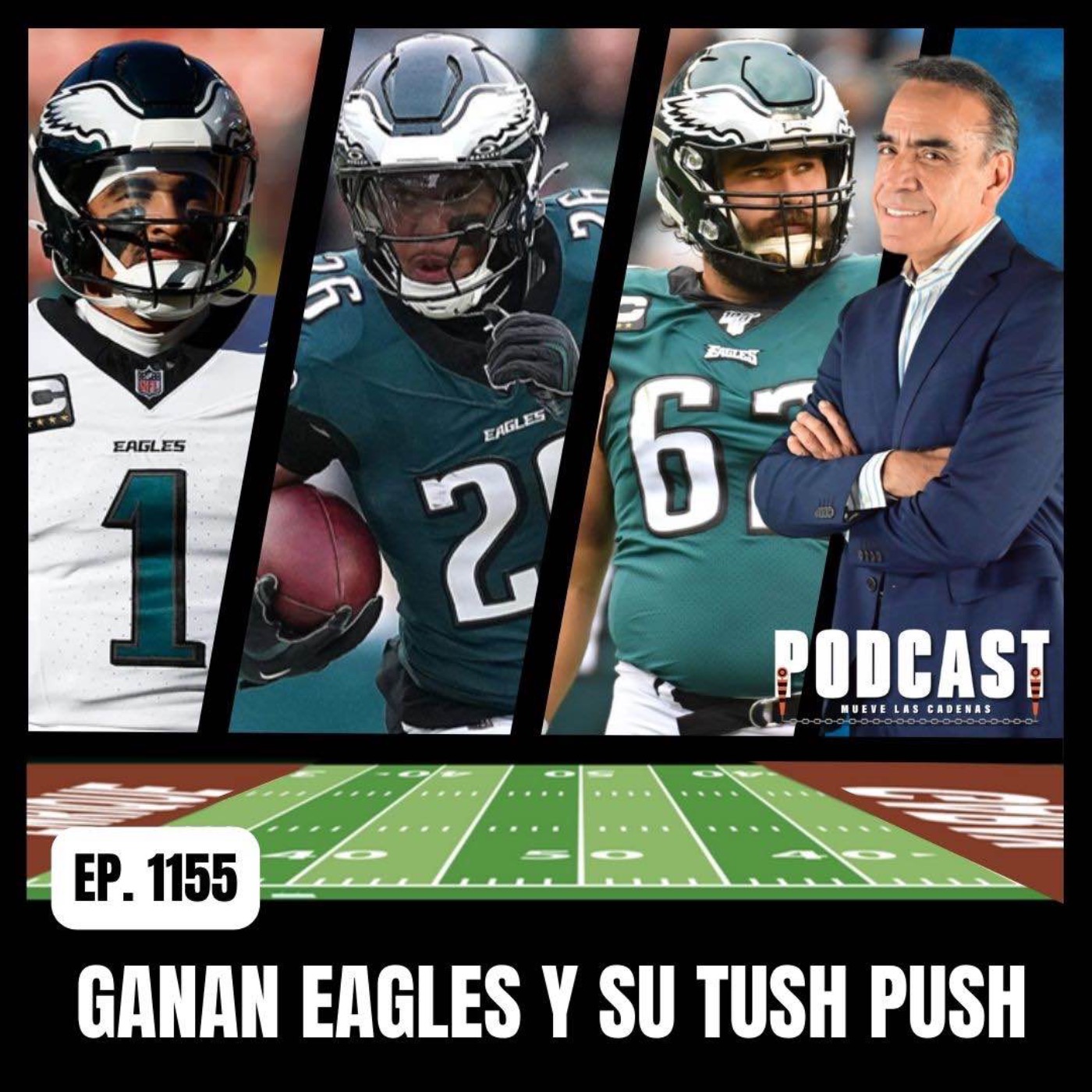 La Imparable jugada del "Tush Push" de los Campeones Eagles Seguirá Dominando los Campos NFL