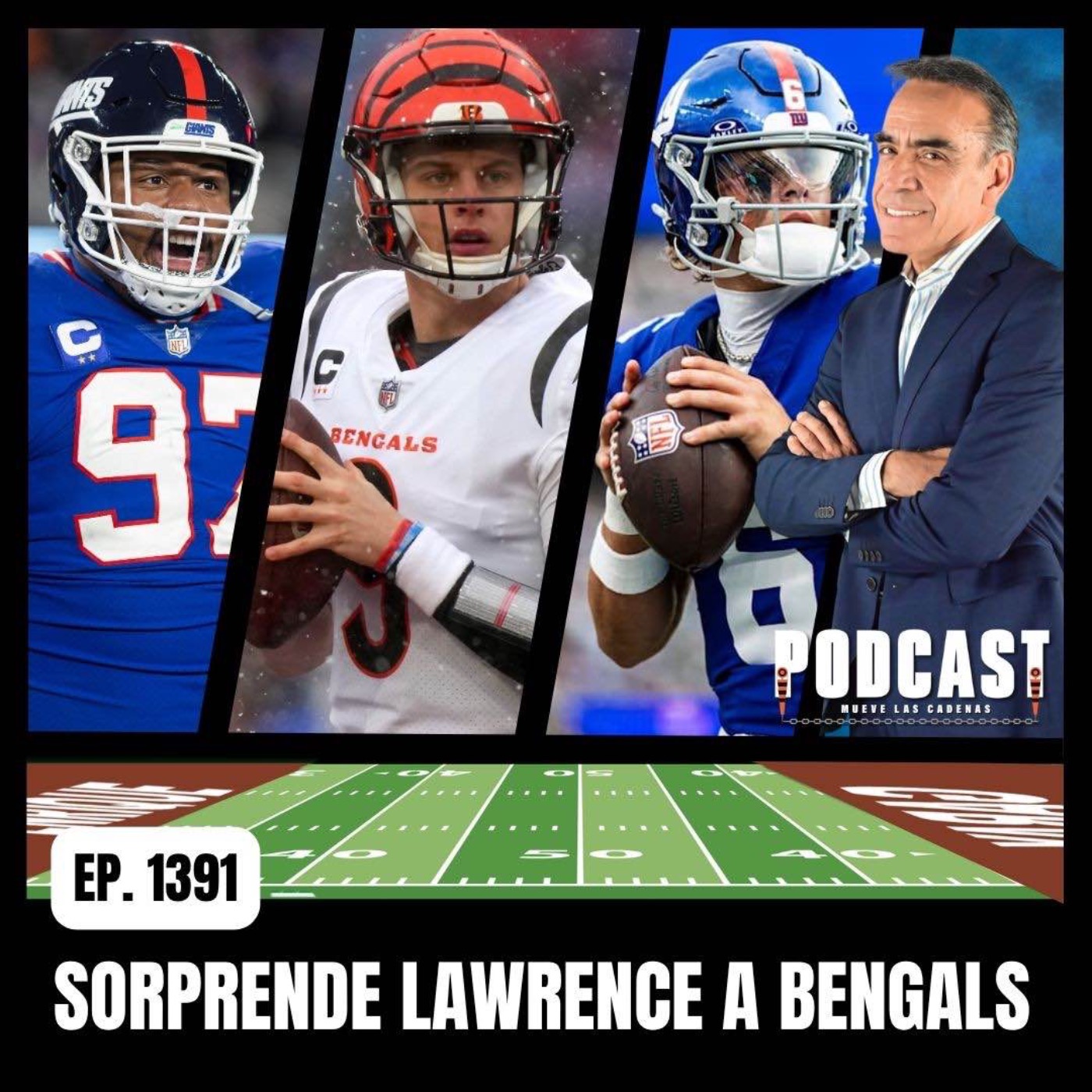 Inesperado e. impactante cambio entre NYGiants y Bengals
