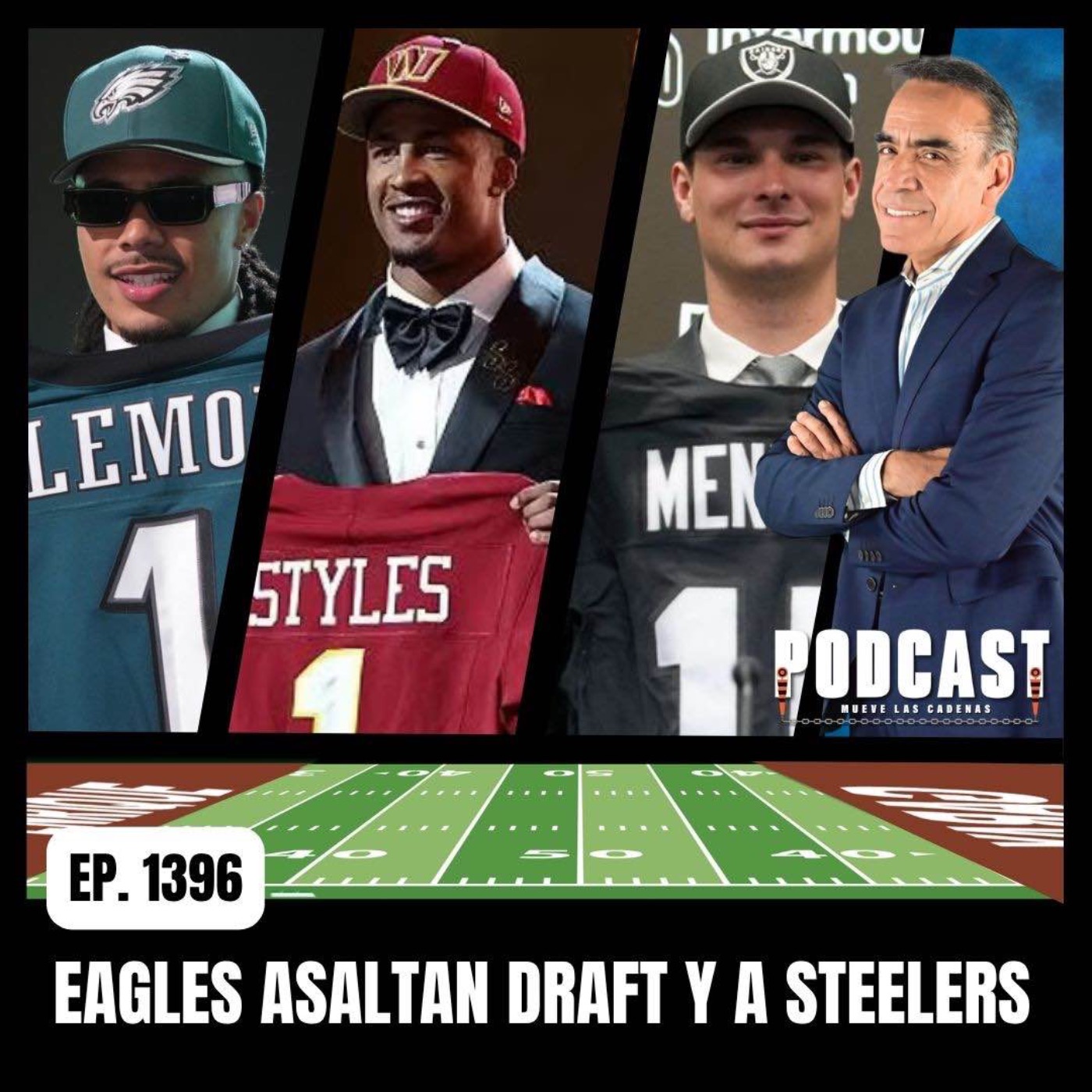 Eagles quitó de las Manos a Steelers, como Adulto a Niño, al Receptor Makai Lemon del DraftNFL