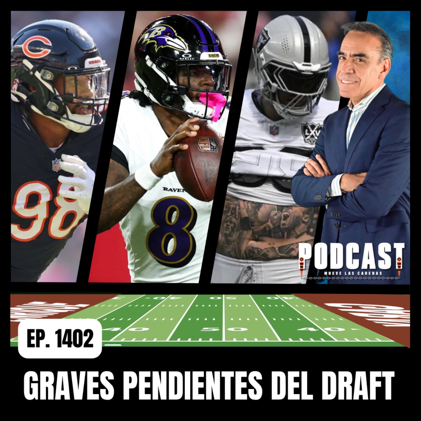 Fallaron Raiders, Bears, Ravens y Pats, en Renovar una Importante Pieza que falta en su Alineación
