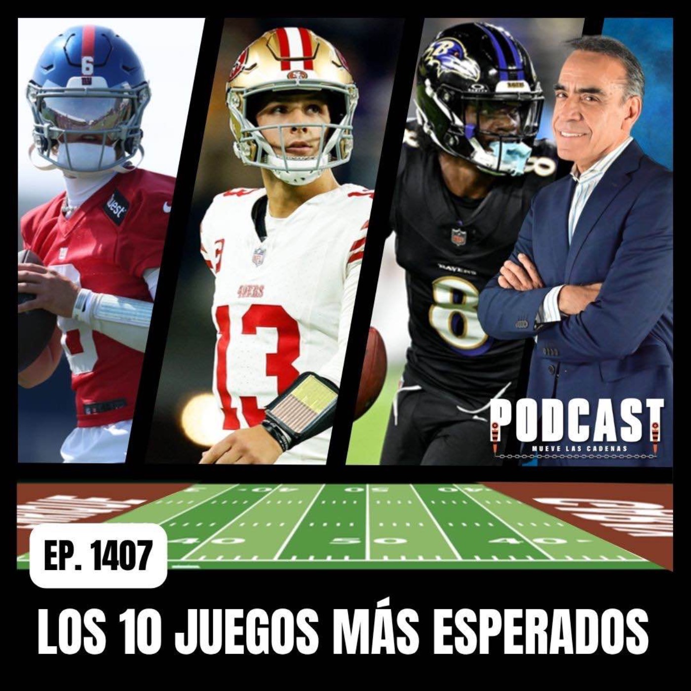 Ahí vienen: Cowboys vs NYGiants, Chiefs vs Bills, Seahawks vs 49ers, Packers vs Lions, Steelers vs Ravens