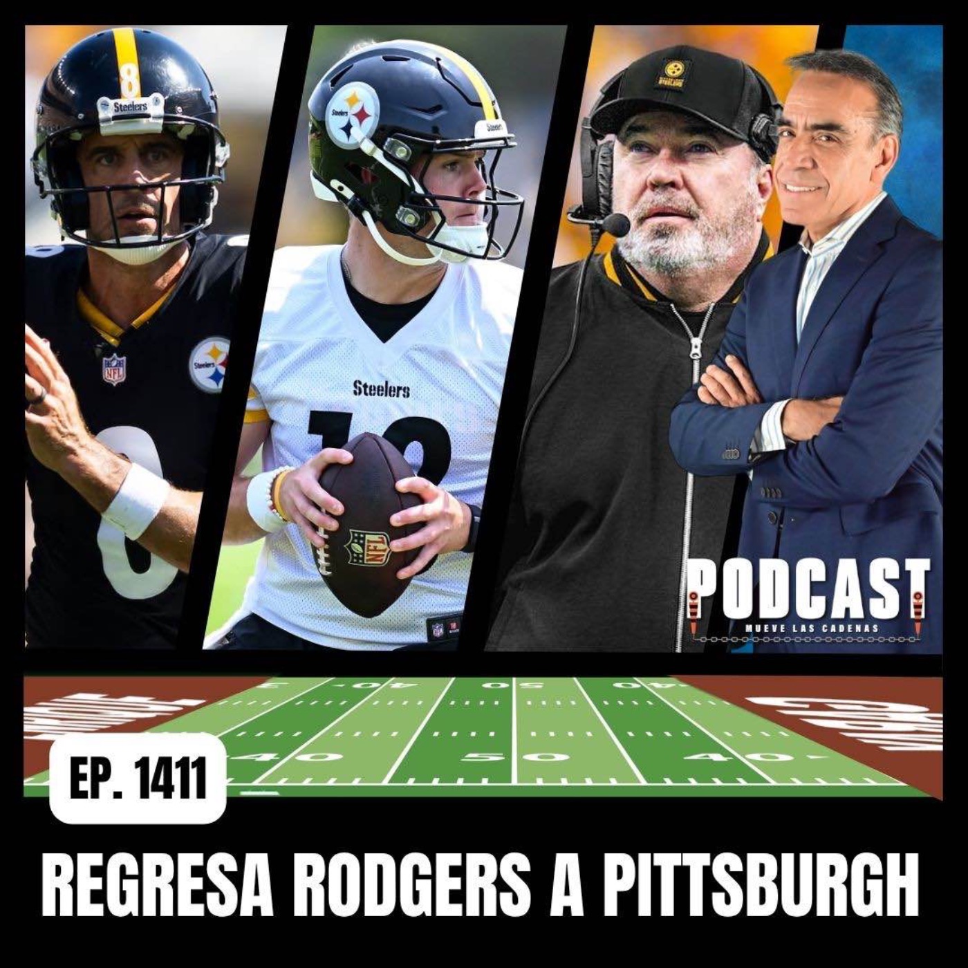 ¿Es el Regreso de Rodgers, lo Mejor para Steelers; o Deberían probar a los Novatos Howard y Allar?