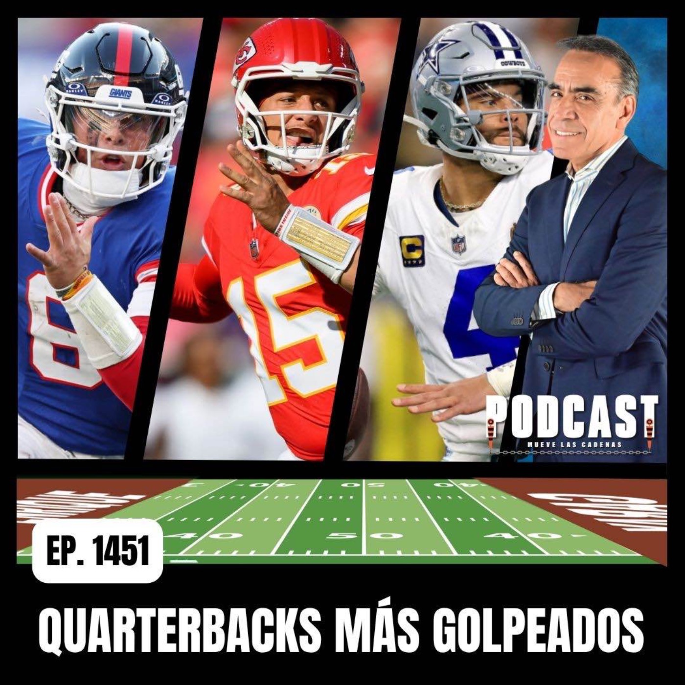 ¡La NFL está destrozando a sus Quarterbacks! | Los QB más golpeados de 2025 y del último lustro episode artwork