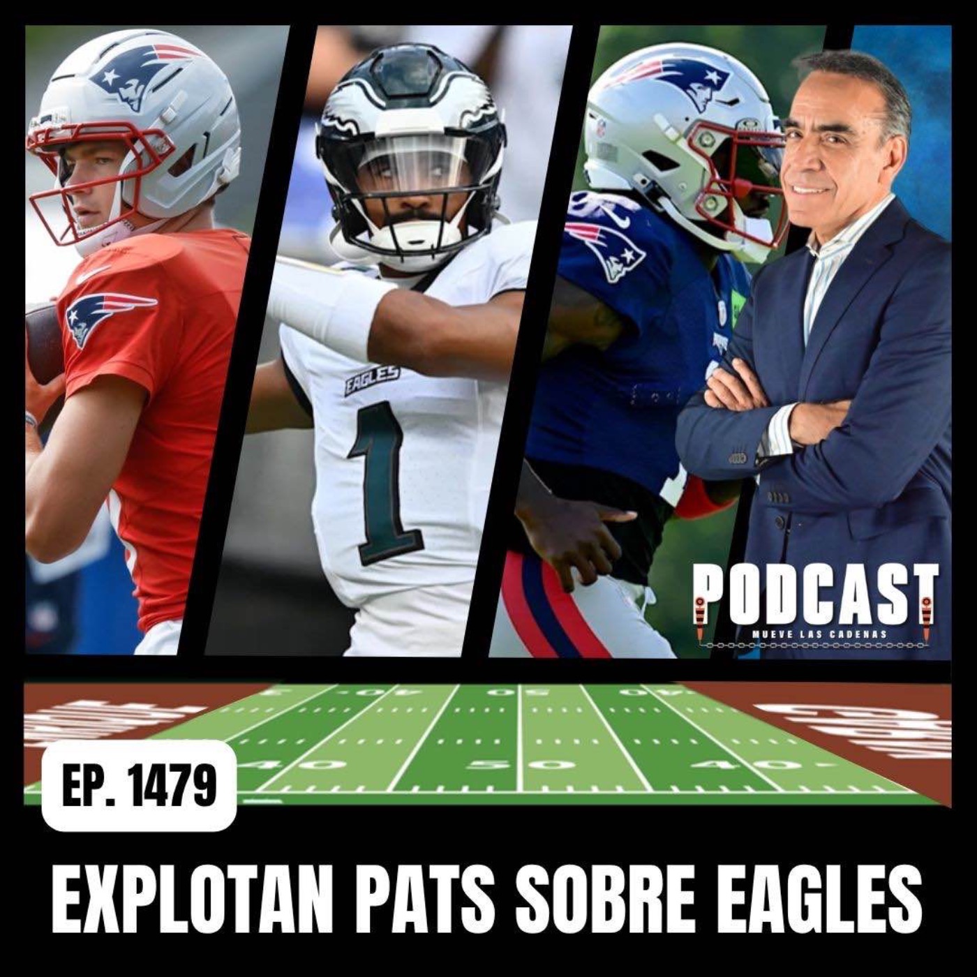 ¡DRAKE MAYE DESTRUYE A JALEN HURTS! 😱 Patriots HUMILLAN a Eagles en Prácticas Conjuntas episode artwork