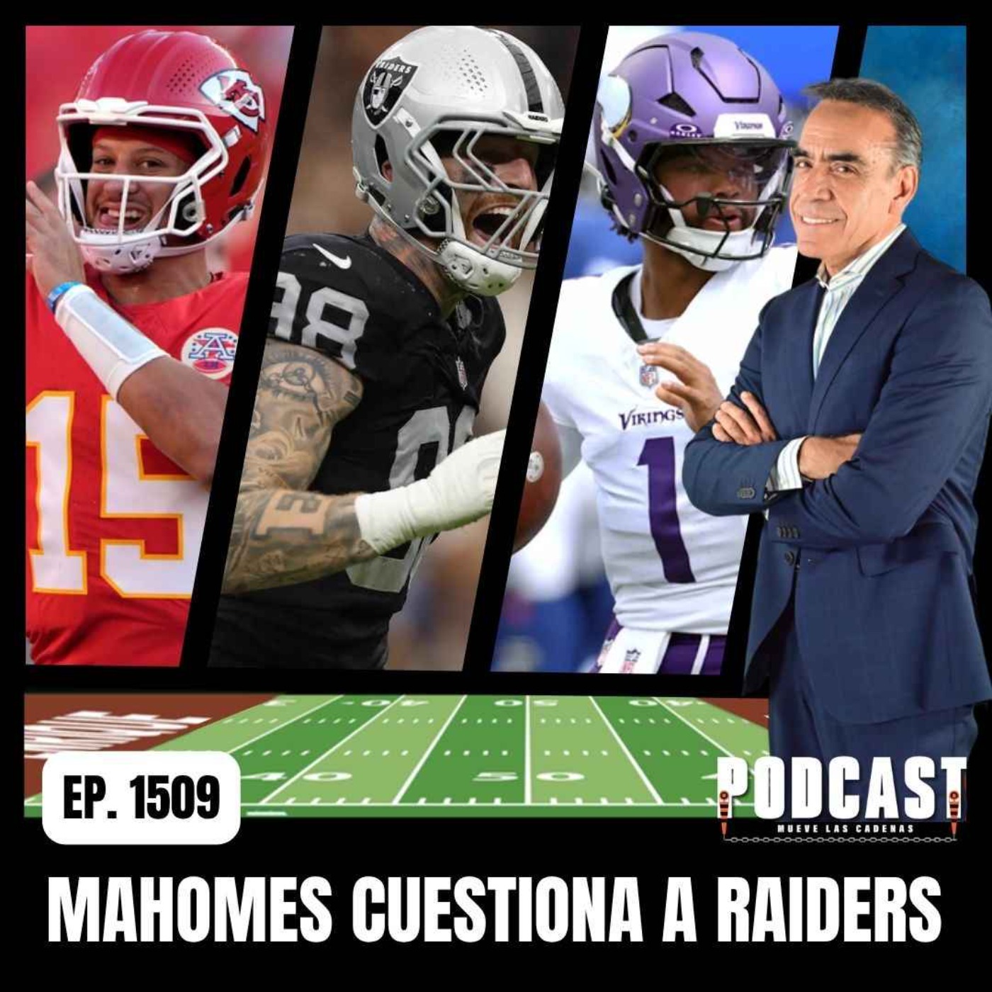 ¿El 3-0 MÁS FALSO de la NFL? Patrick Mahomes y los Chiefs van a EXONERAR la farsa de los Raiders episode artwork