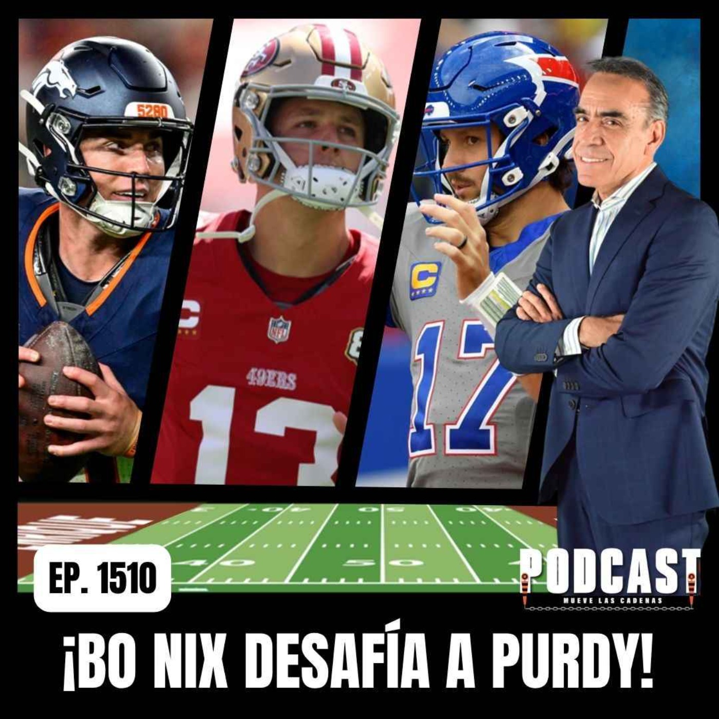¡CHOQUE DE TITANES! Bo Nix vs Brock Purdy | Broncos vs 49ers episode artwork
