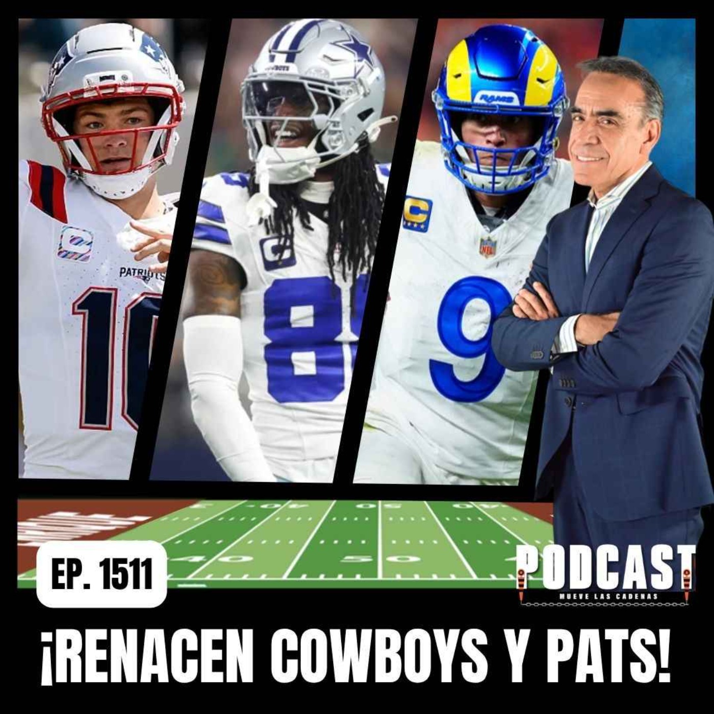 ¡LOS DABAN POR MUERTOS! Cowboys y Patriots sacuden Houston y Buffalo episode artwork