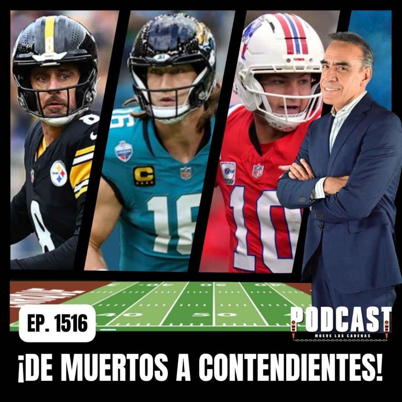 Drake Maye y Aaron Rodgers Transforman el Escenario de Steeler y Pats episode artwork