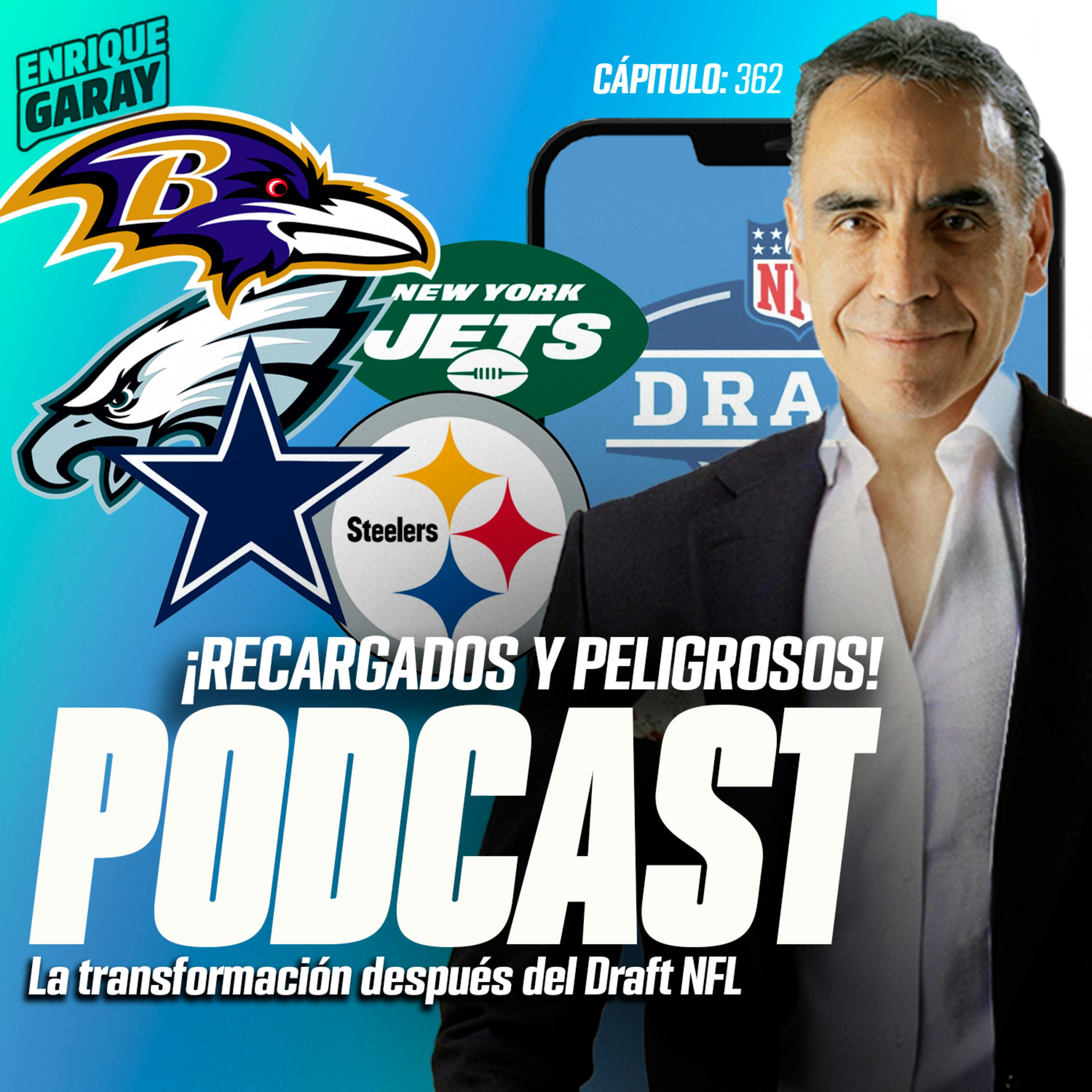 ¡Recargados y peligrosos! Transformaciones después del Draft NFL
