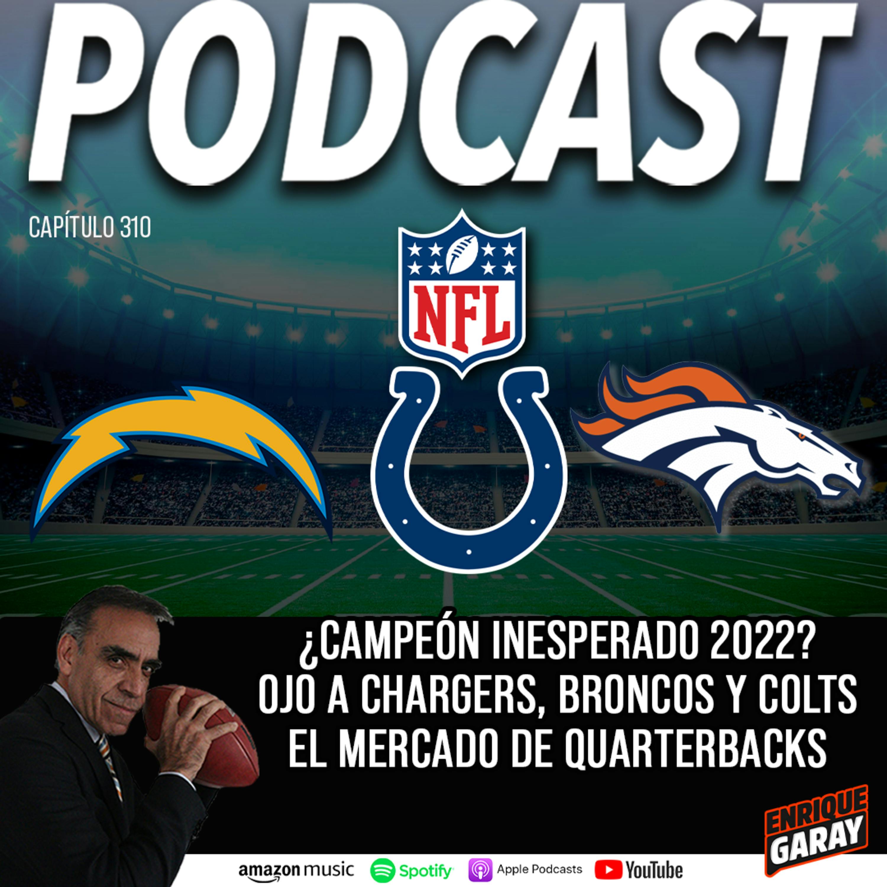 ¿Campeón Inesperado 2022? Ojo a Chargers, Broncos y Colts El mercado de Quarterbacks