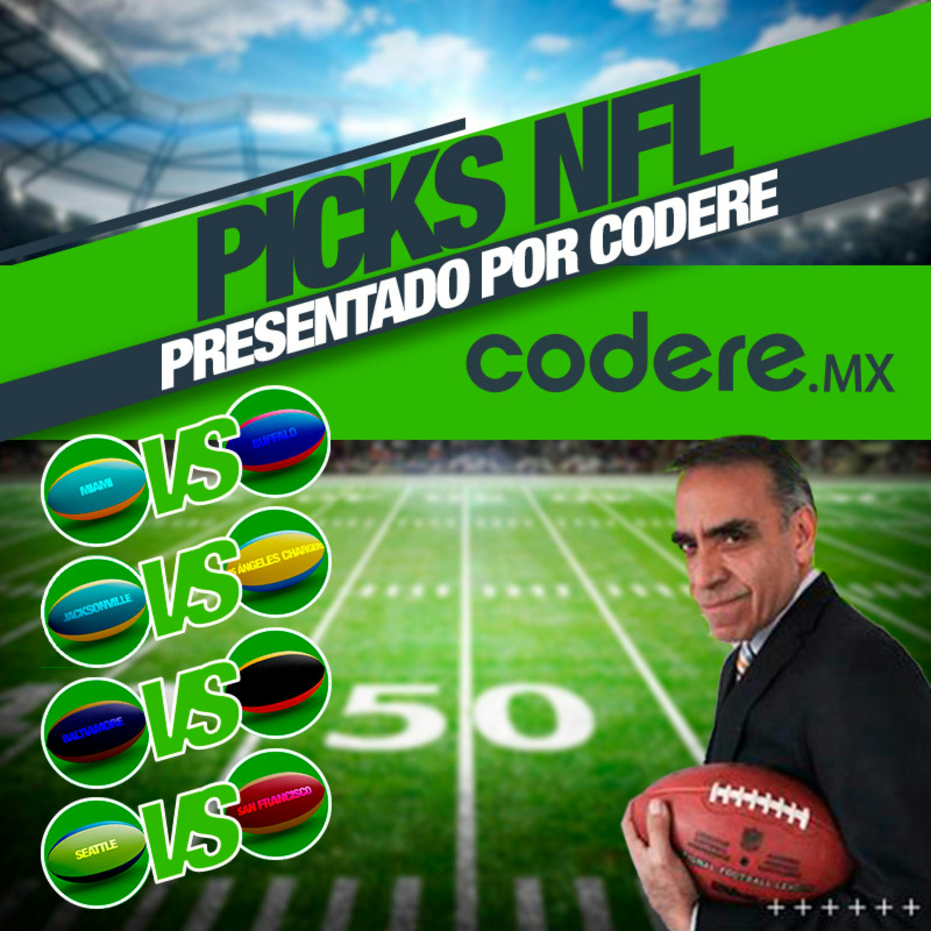 Aquí los #PicksCodere para el inicio de los #NFLPlayOffs del Futbol Americano