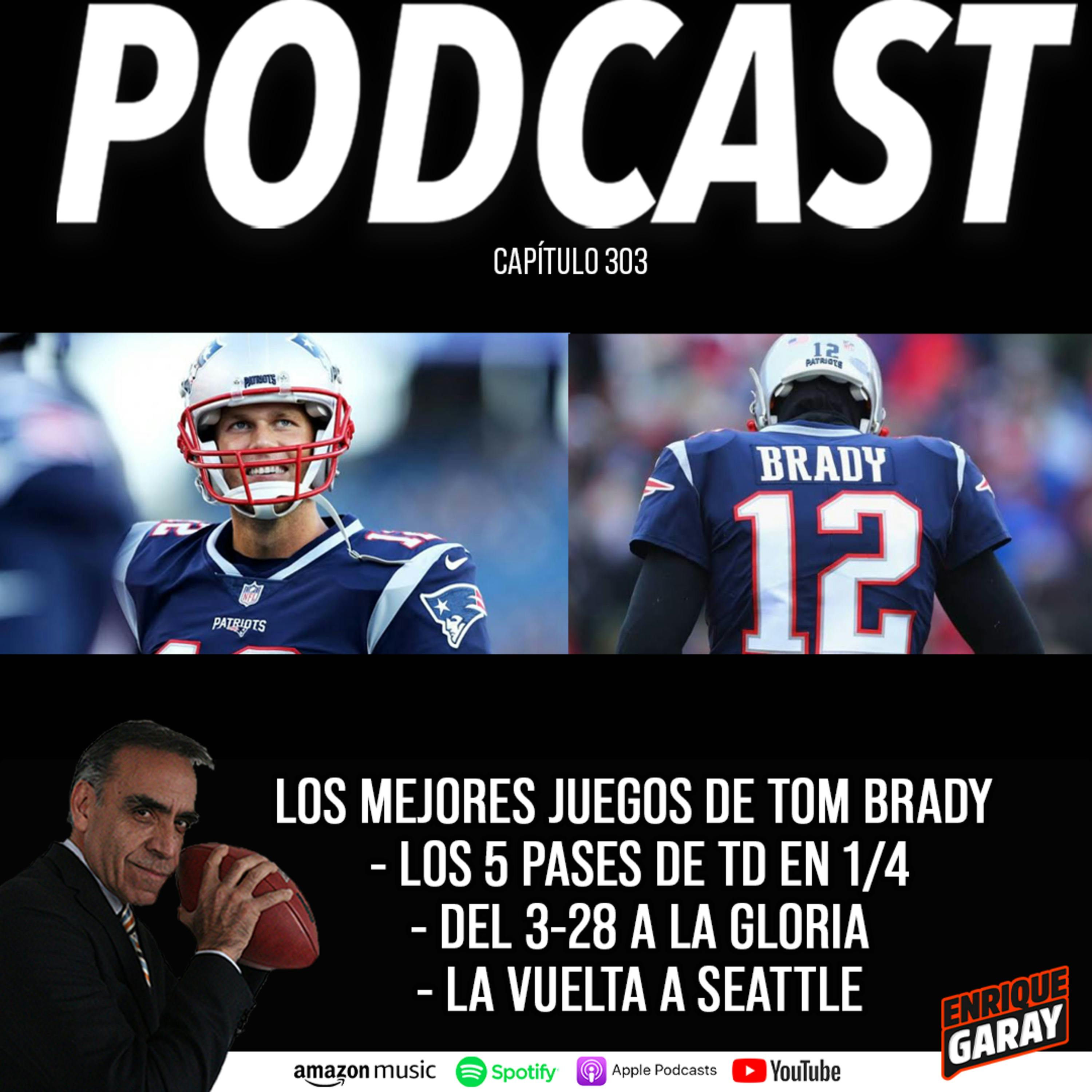 Los Mejores Juegos de Tom Brady - Los 5 Pases de TD en 1/4 - Del 3-28 a la Gloria - La Vuelta a Seattle