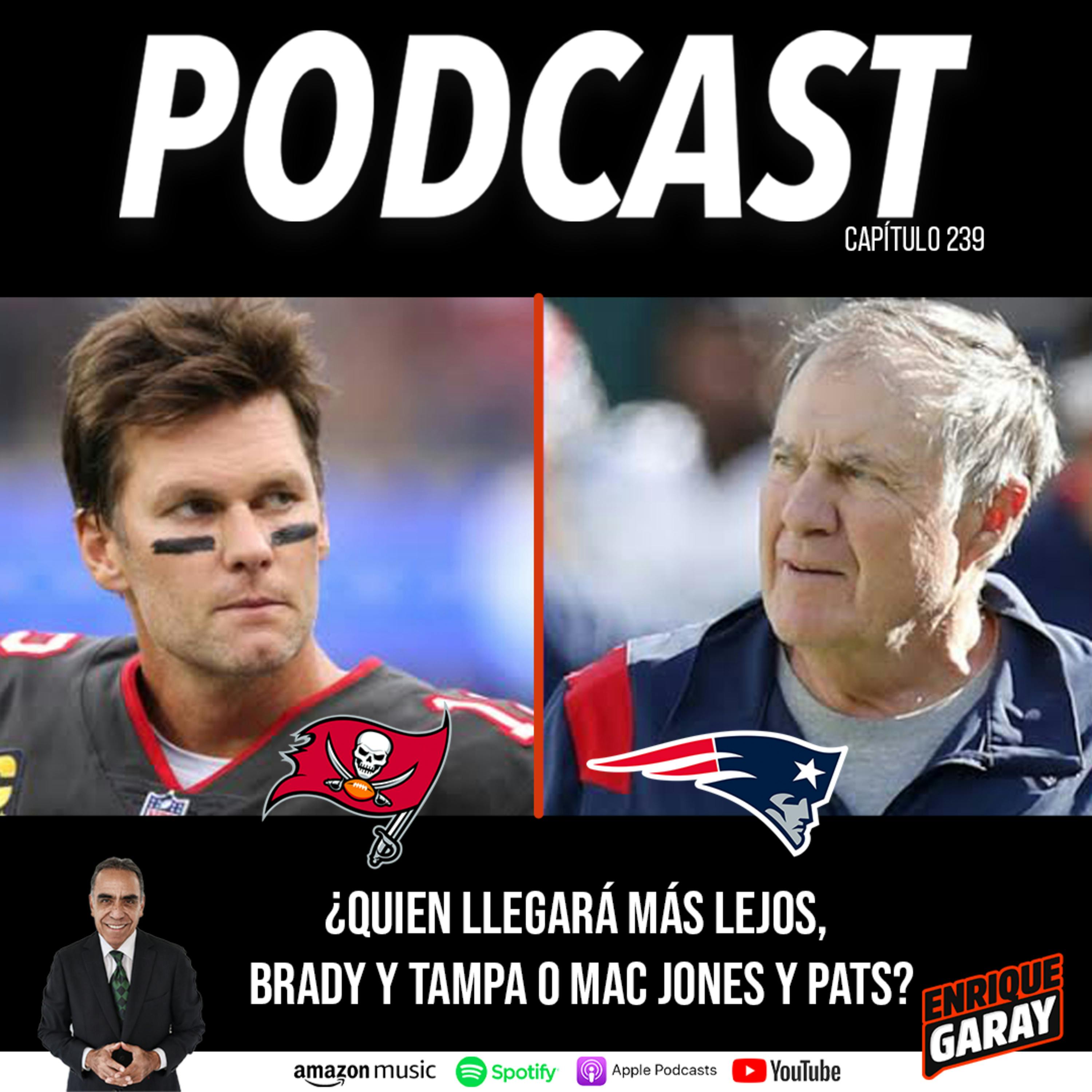 ¿Quién llegará más Lejos, Tom Brady o Mac Jones?