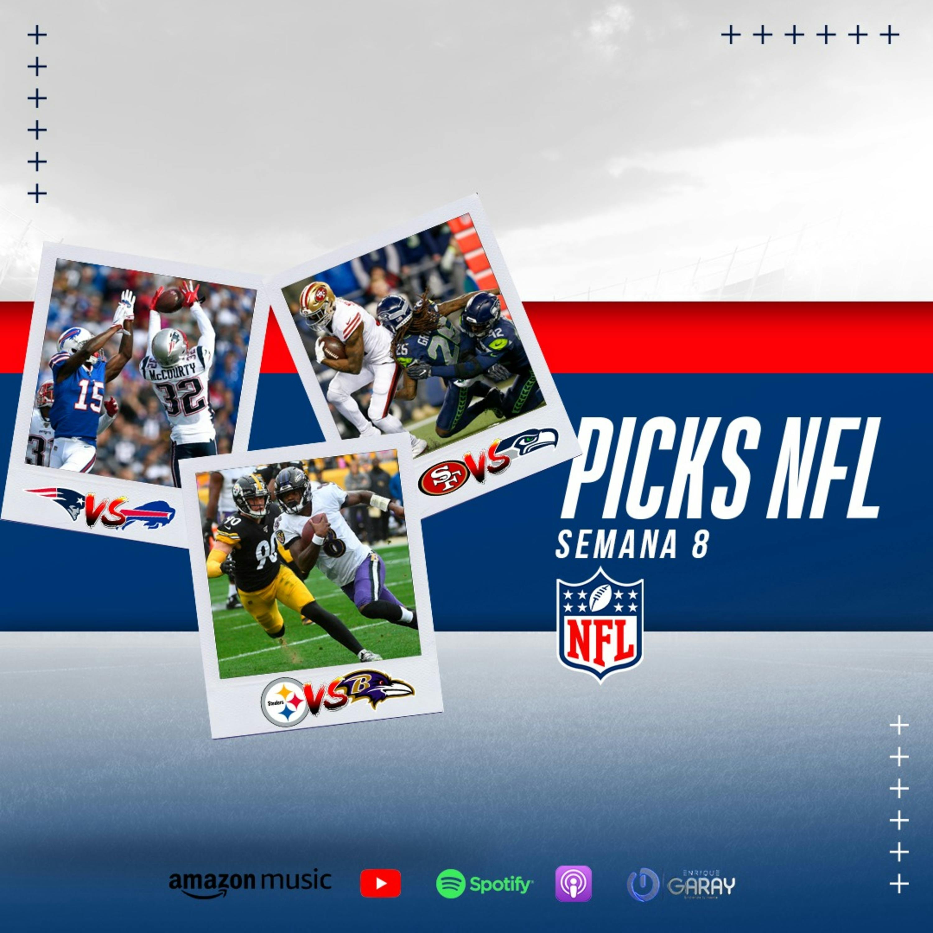 Semana Espectacular: Steelers vs. Ravens, Picks Semana 8 | Capítulo 86