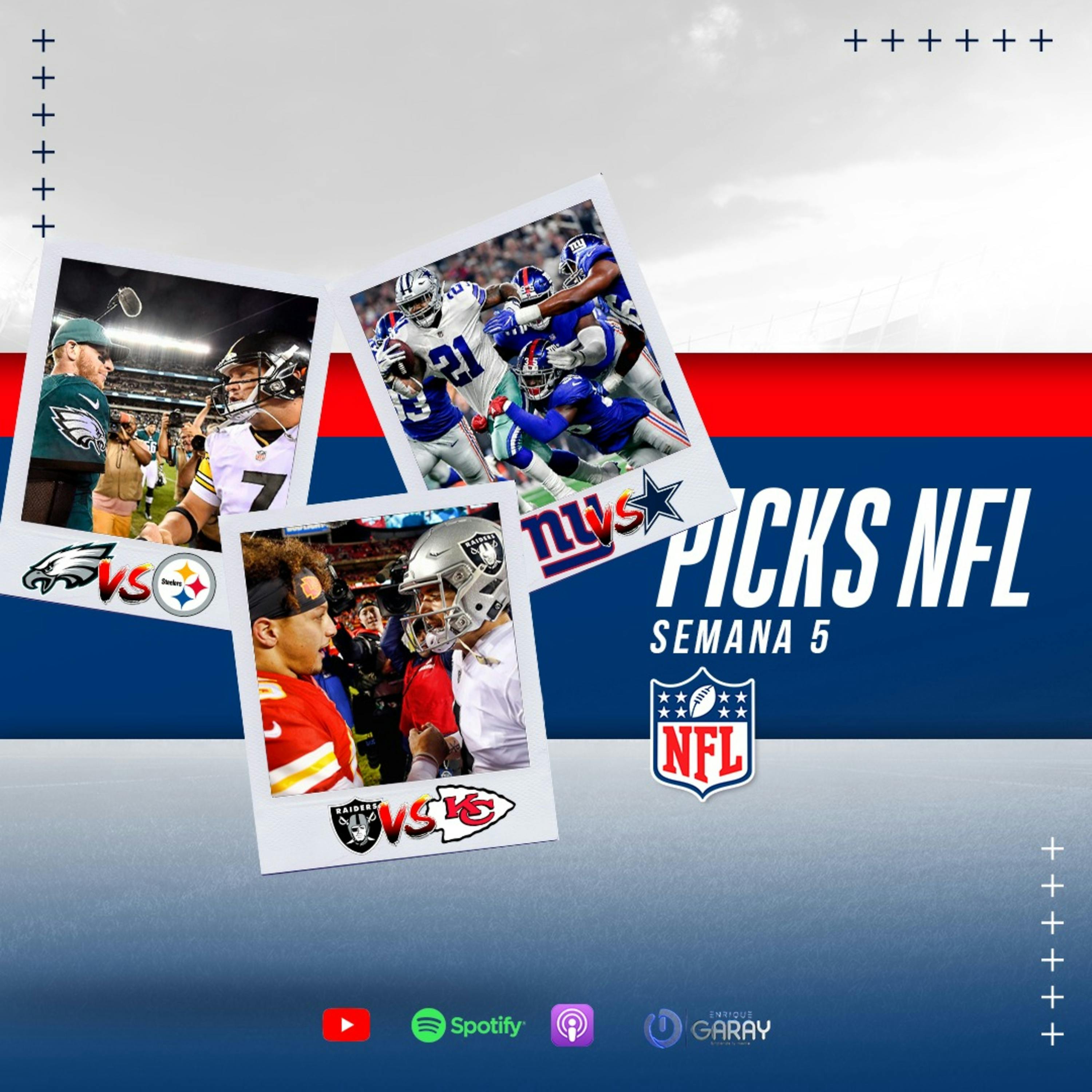 ¿Pittsburgh Steelers continuarán invictos? Picks Semana 5 | Capítulo 80