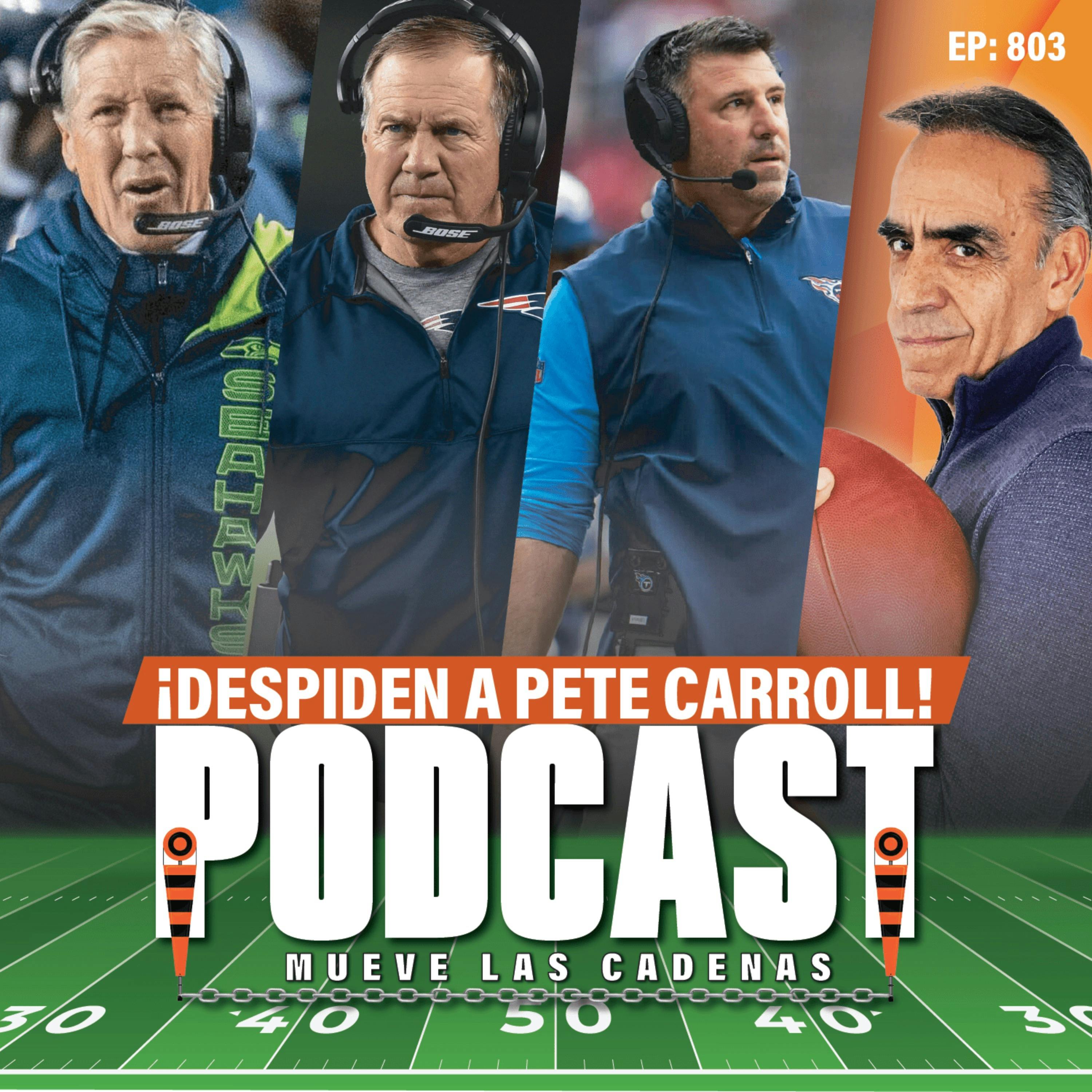 Si Pete Carroll fue Despedido,  Belichick podría ser el Siguiente