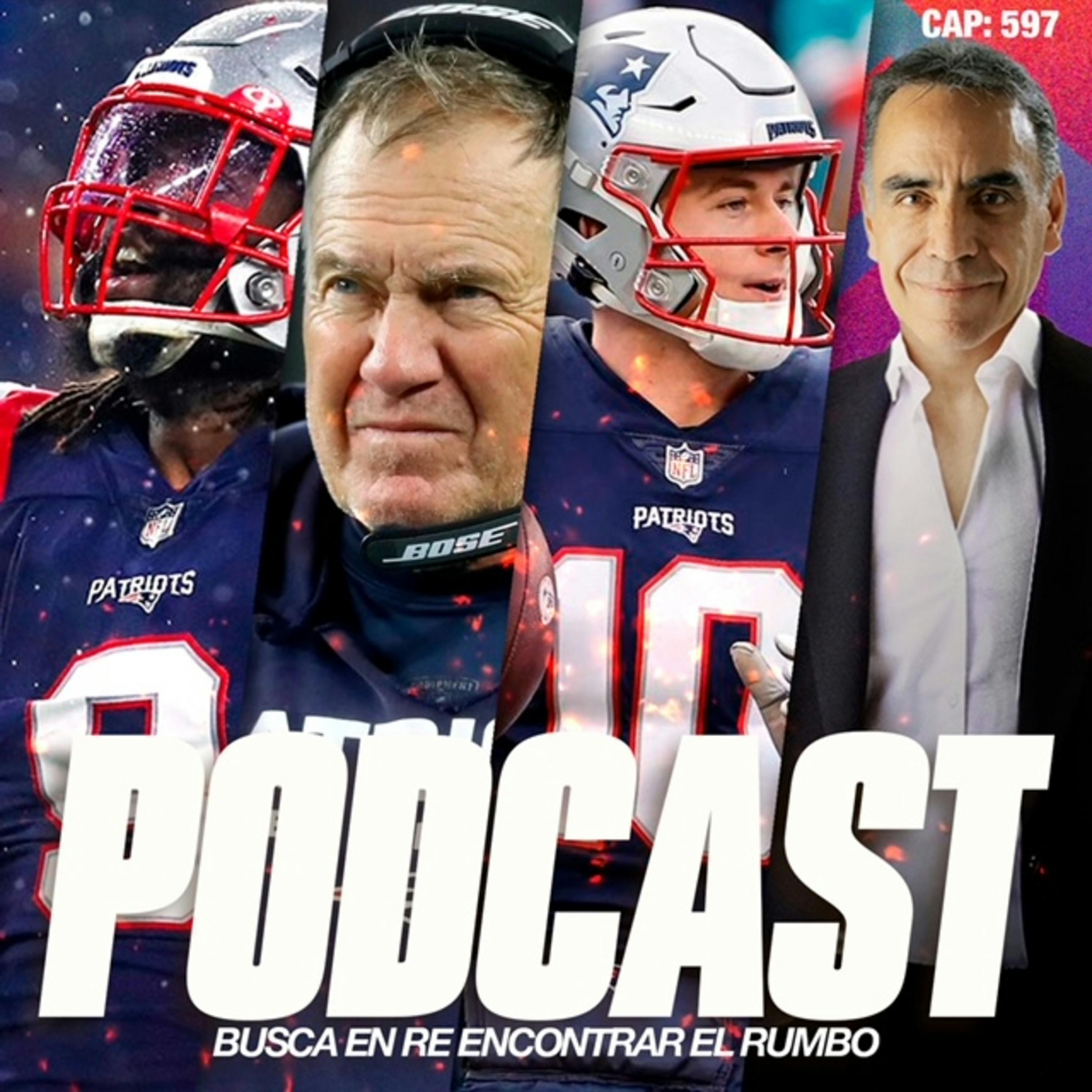 Desde la salida de Tom Brady, Belichick y los Pats suman 25 ganados y 25 perdidos