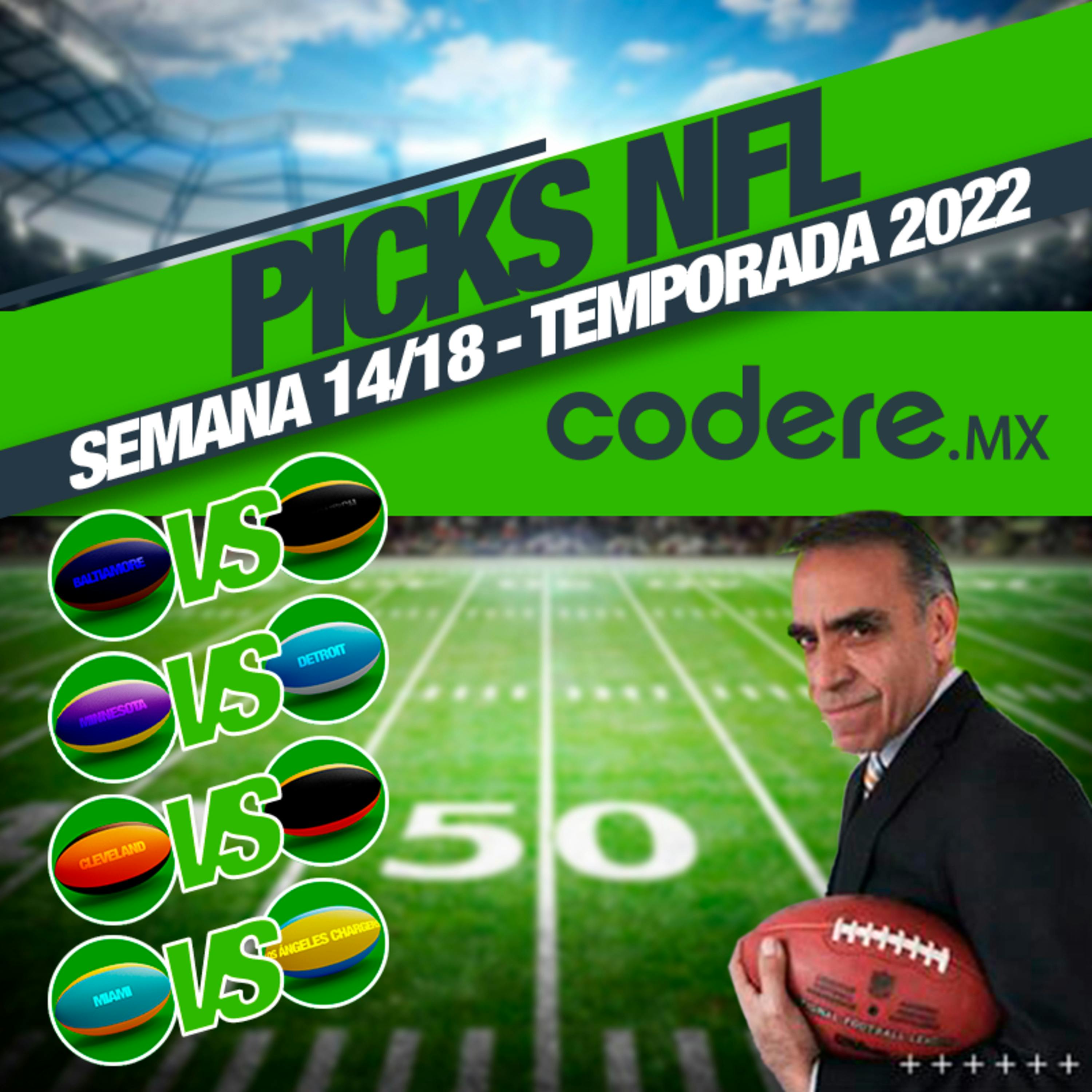 Picks NFL / Sem 14 / Presentado por Codere