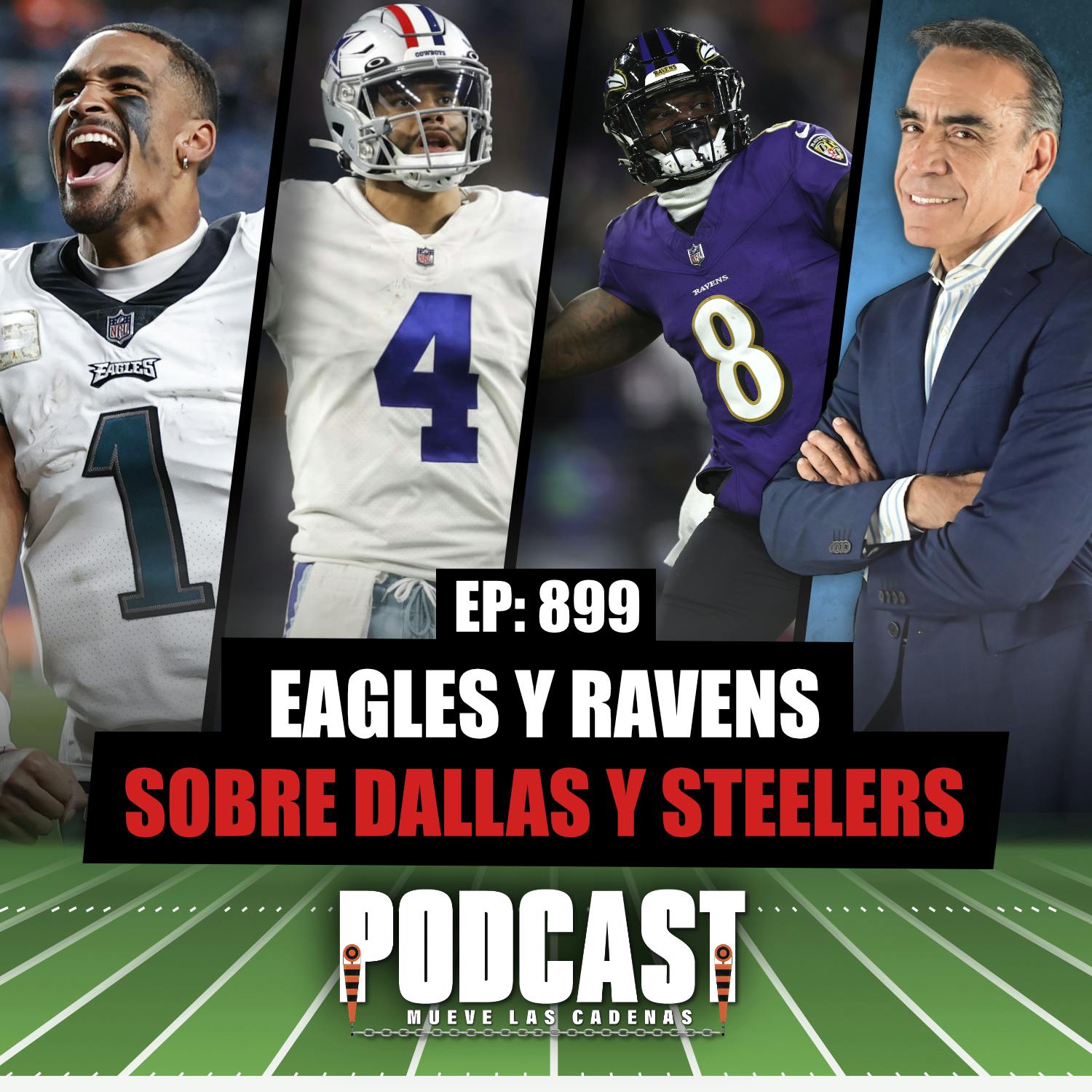 En éstas Rivalidades @eagles y @ravens aventajan a @steelers y @dallascowboys