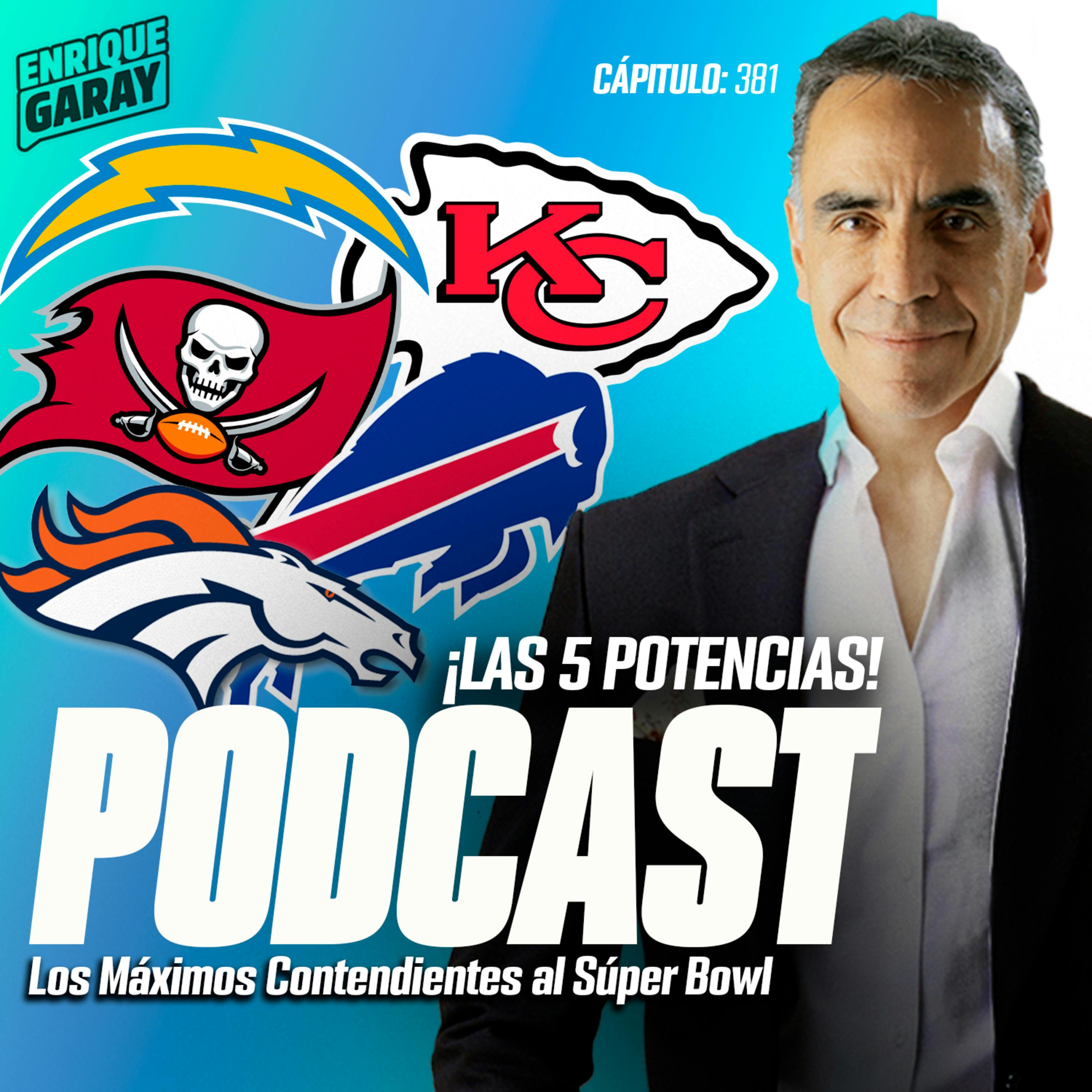 Los 5 equipos contendientes al Super Bowl - Las 5 potencias