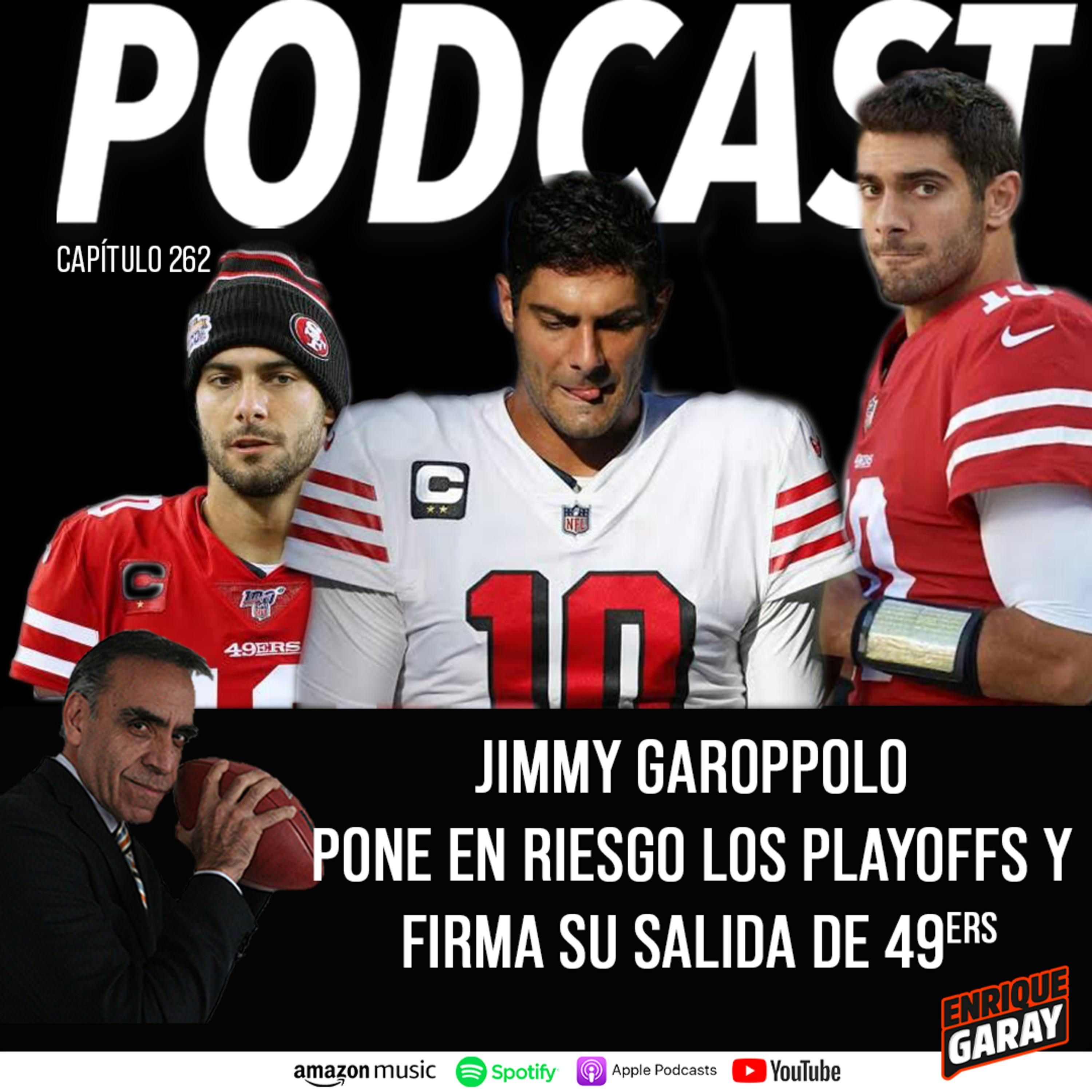 Jimmy Garoppolo Pone en Riesgo los PlayOffs y firma su salida de 49ers