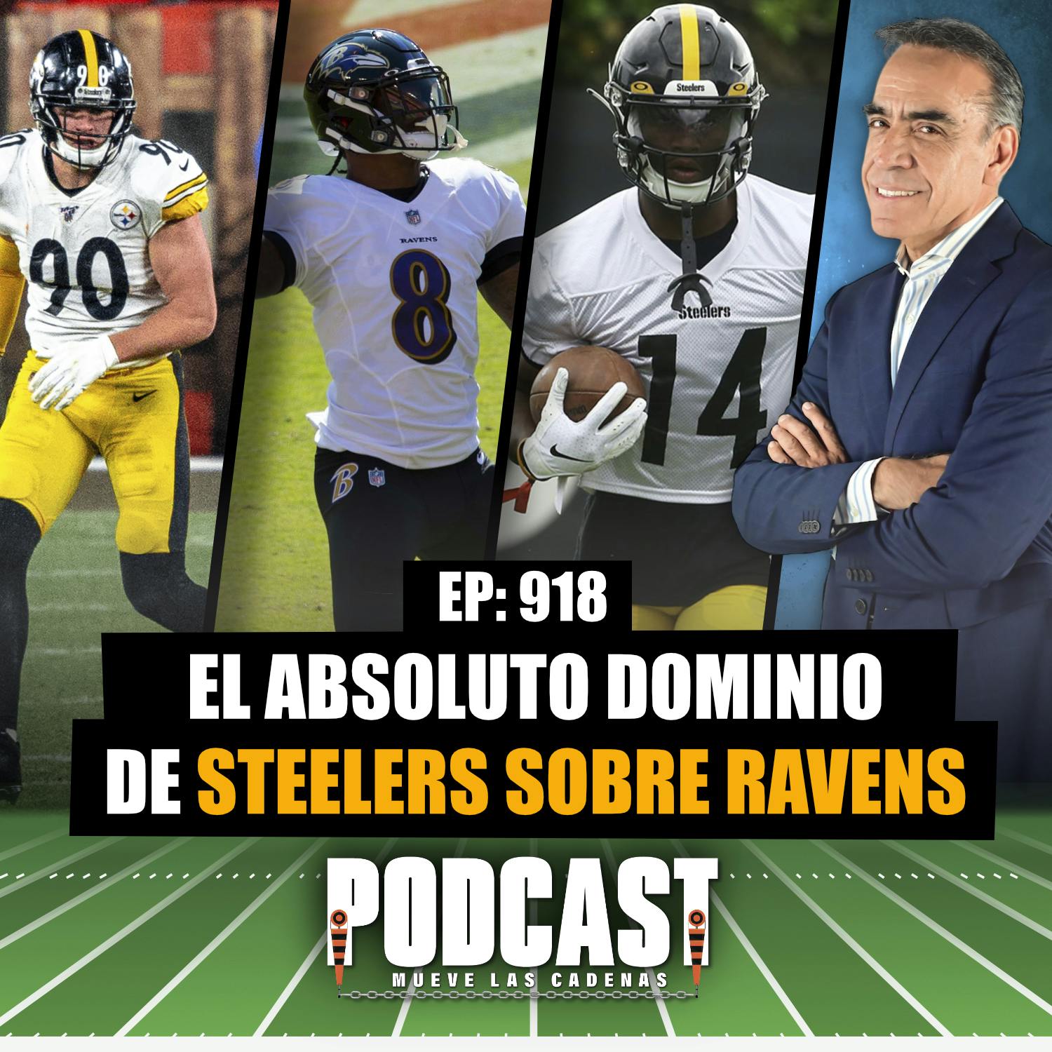 El Impresionante y Absoluto Dominio de @steelers sobre @ravens