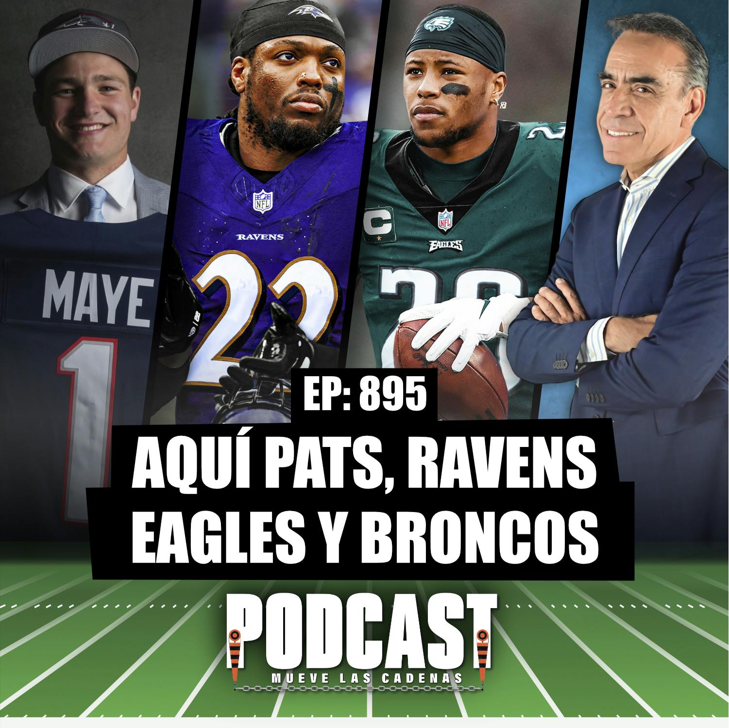 Aparece #DerrickHenry en @ravens al lado de #Lamar y en @Patriots #Maye será Suplente