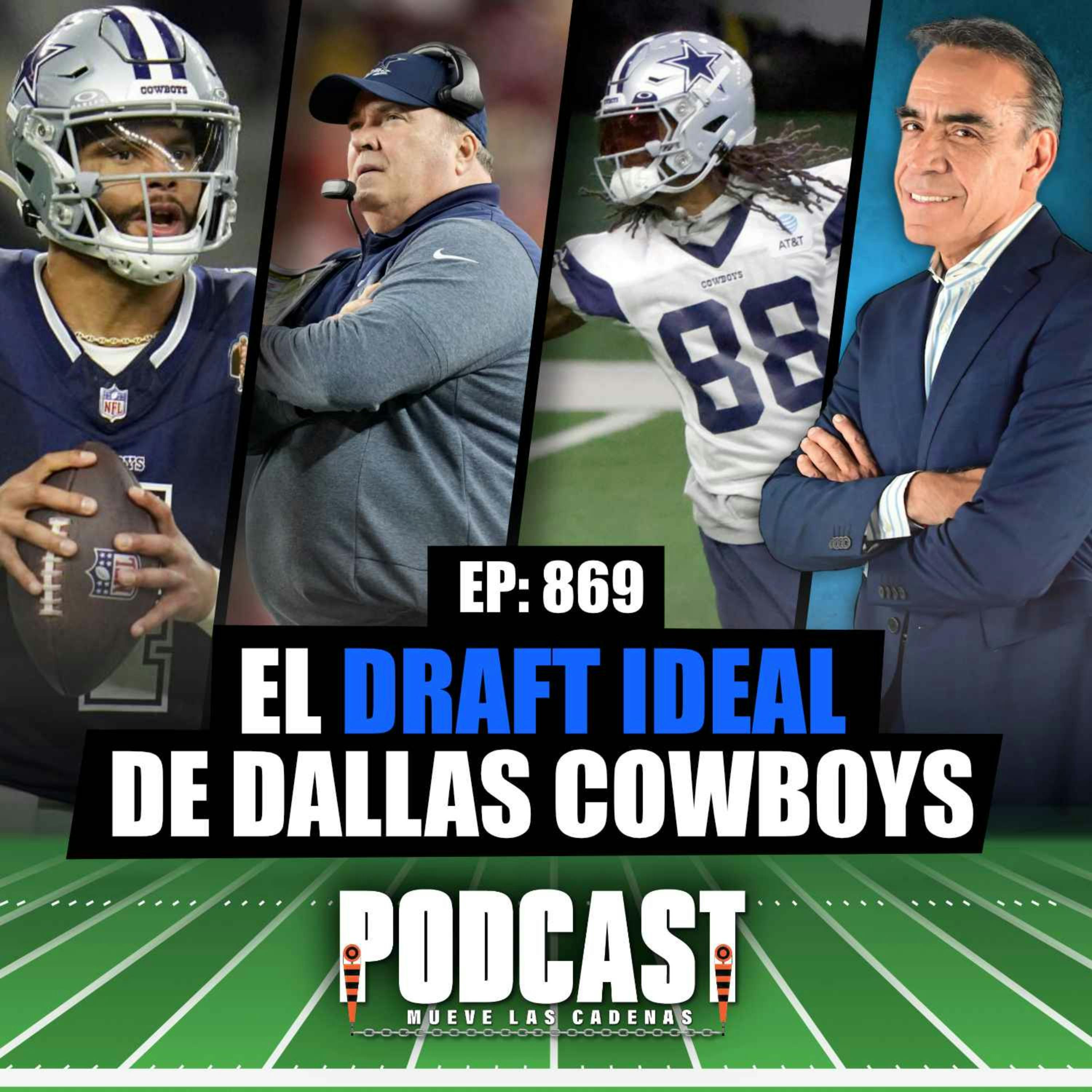 La Urgente Búsqueda de 4 titulares para #DallasCowboys en el #NFLDraft