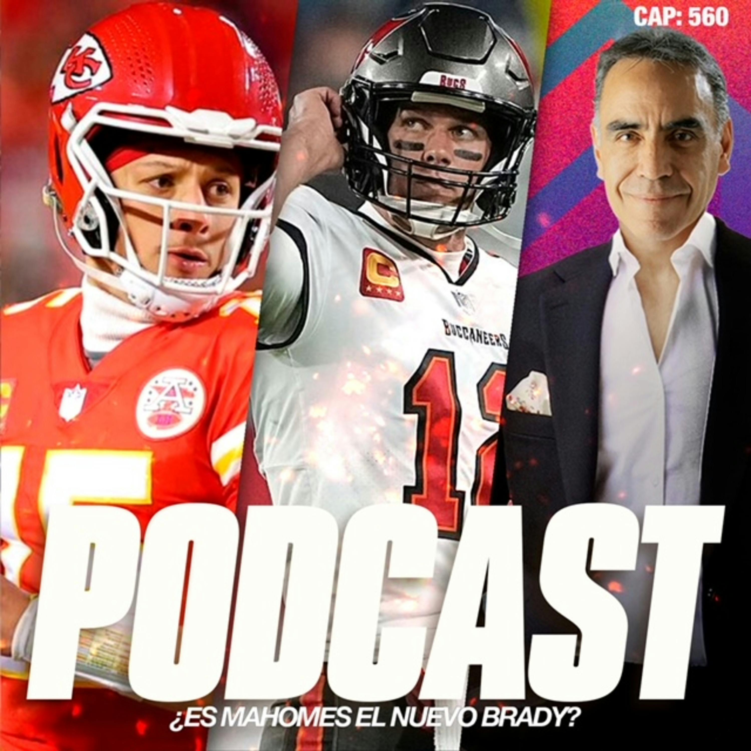 ¿Ocupará Mahomes la silla de Tom Brady en caso de Ganar?