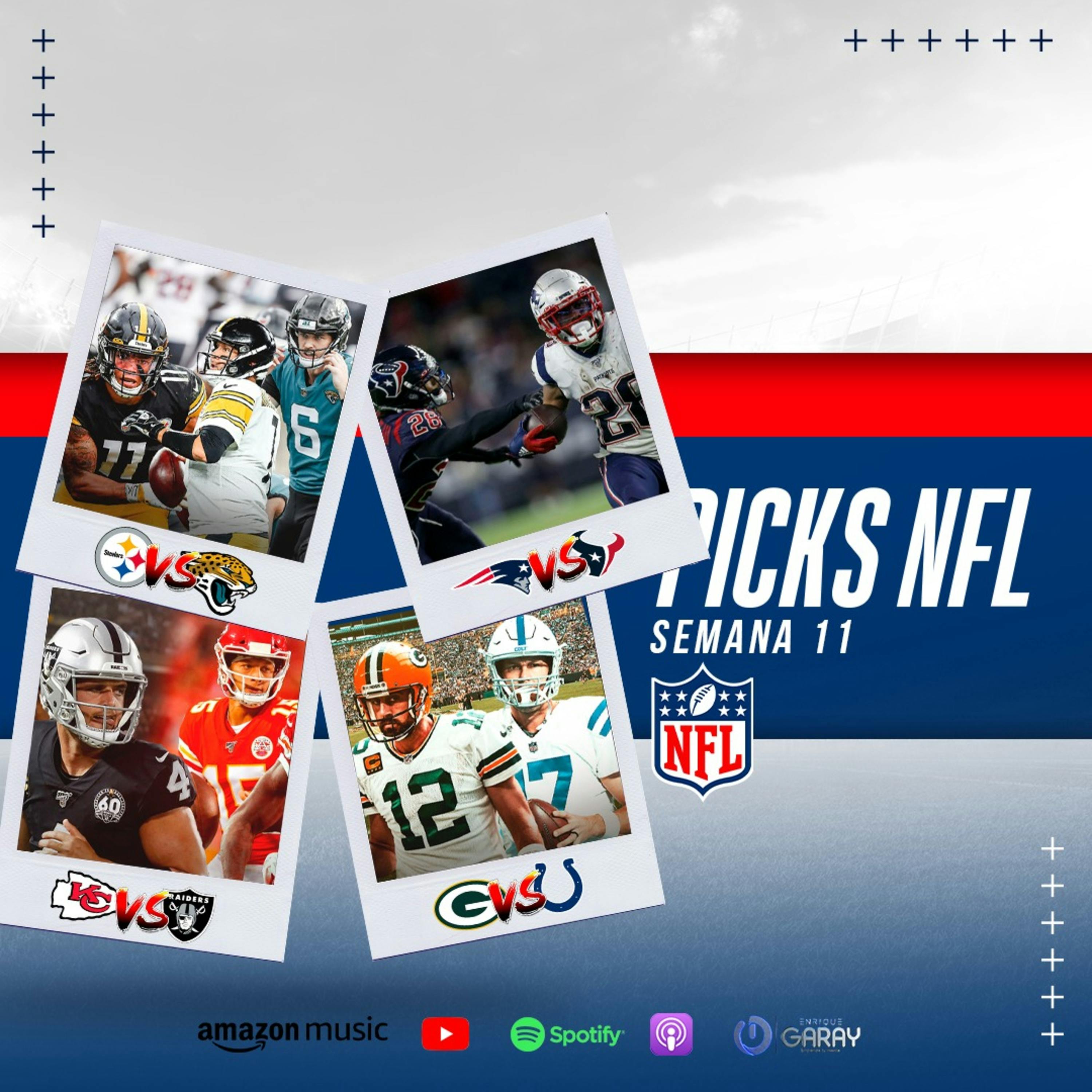 ¿Jacksonville representa un peligro para Pittsburgh? Picks Semana 11 | Capítulo 93