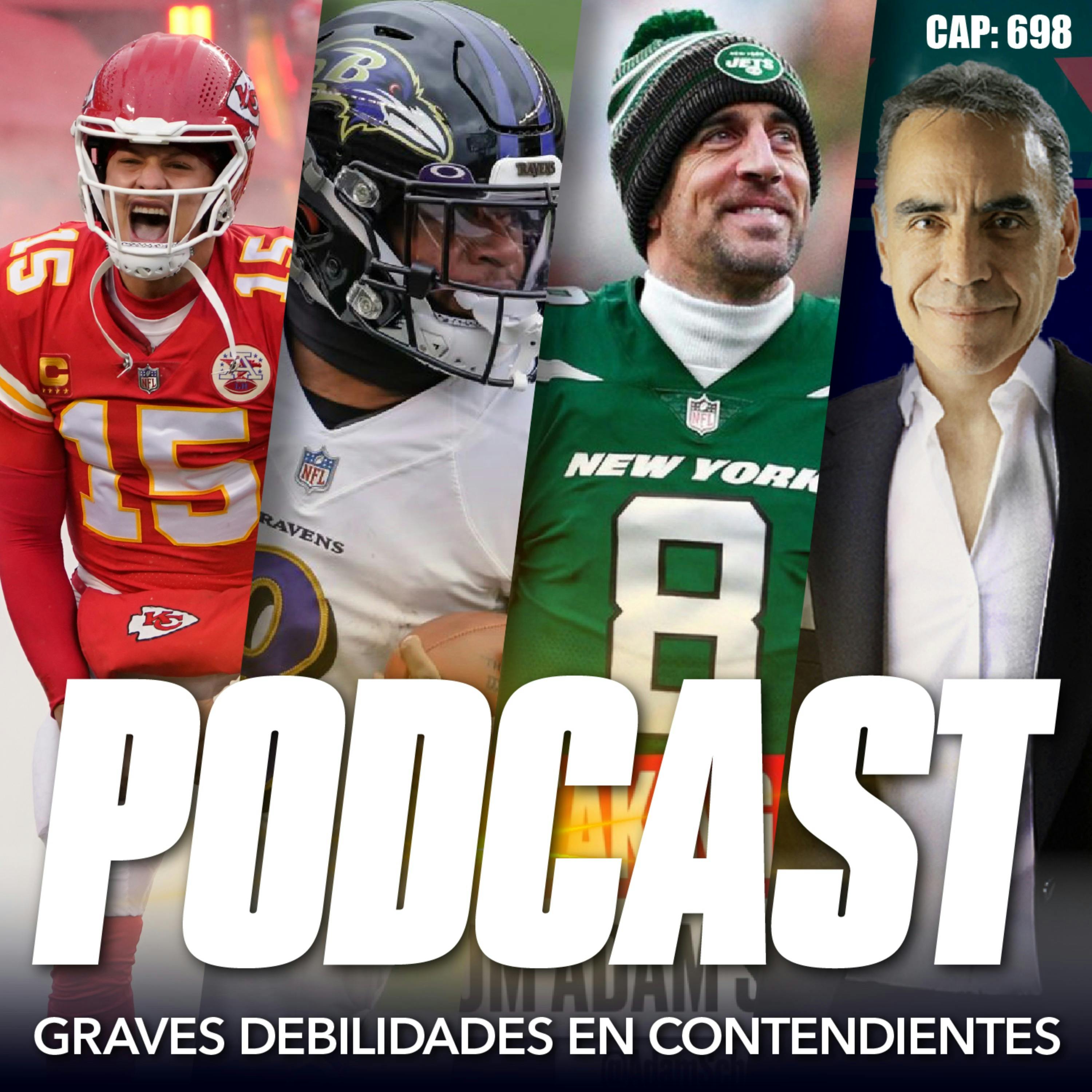 Josh Allen, Aaron Rodgers y Mac Jones sufren por su Línea Ofensiva