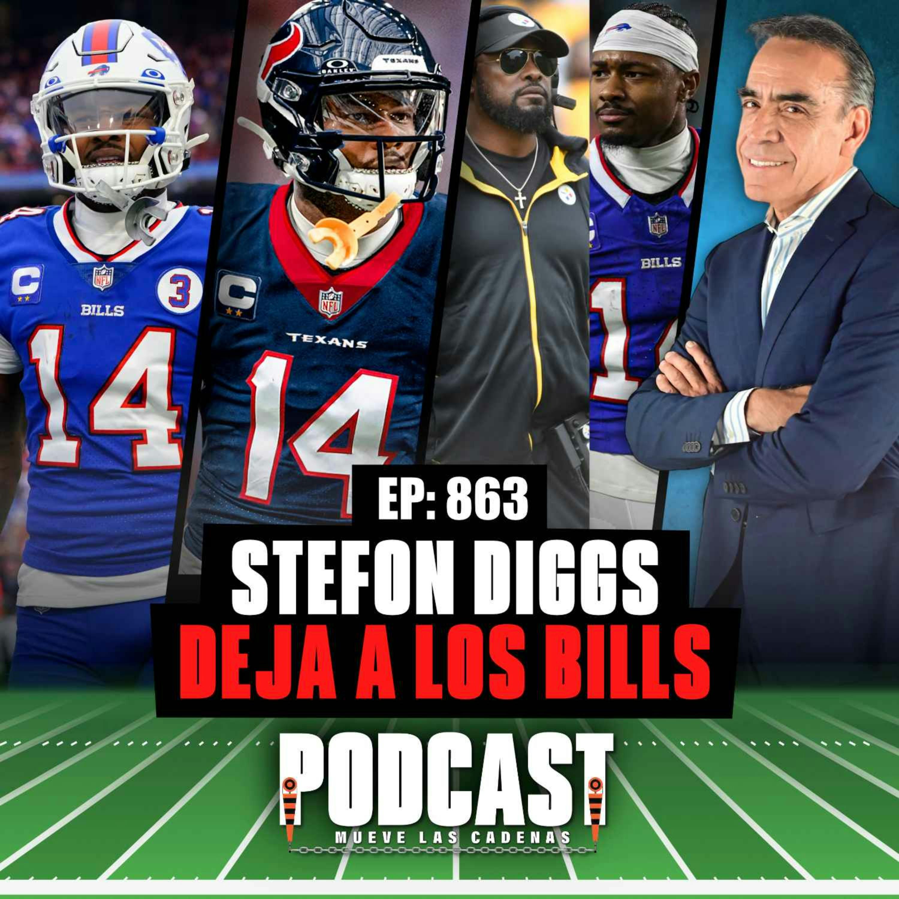 #StefonDiggs a @Texans y @BuffaloBills ha Perdido 9 Titulares