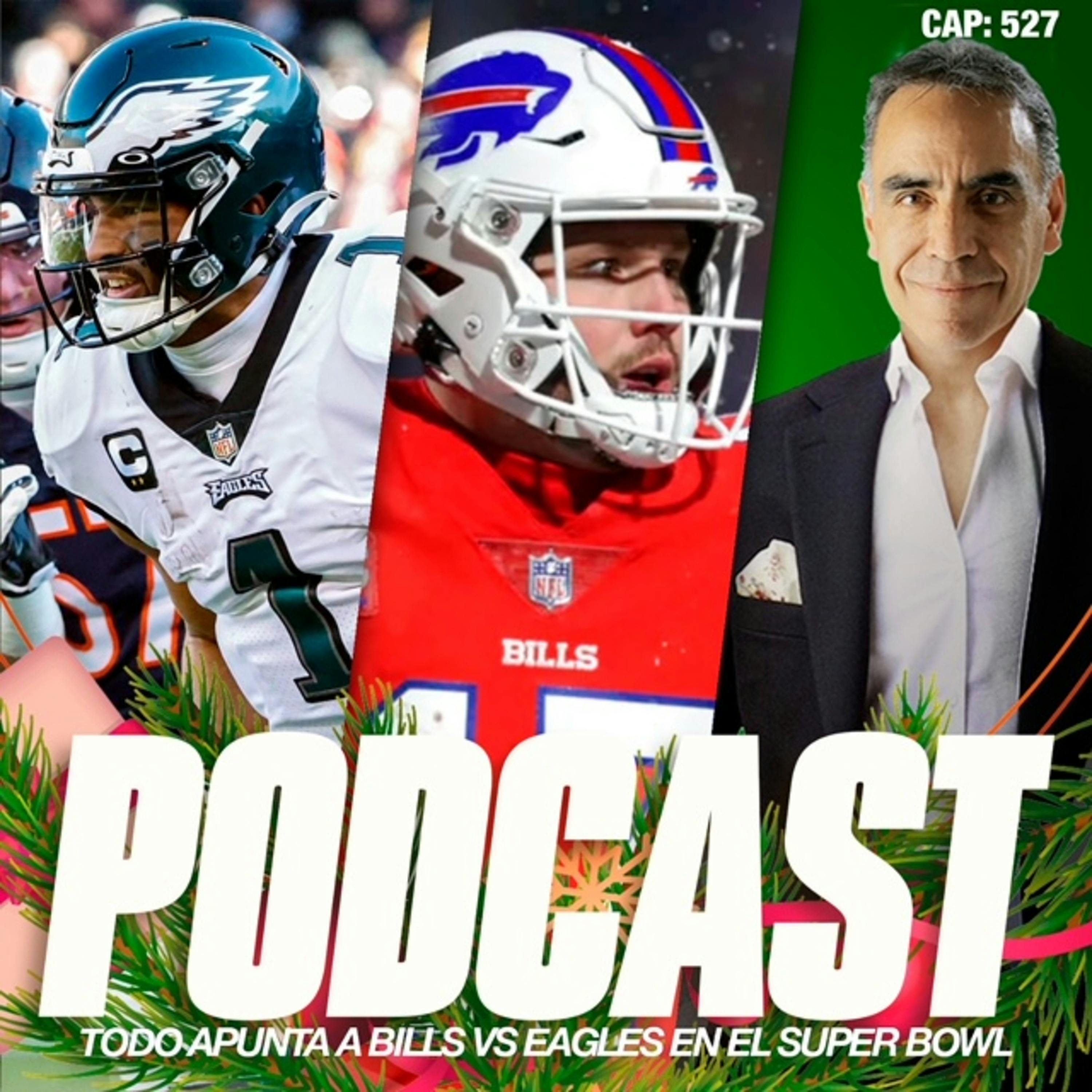 Cuatro equipos dominan AFC y NFC, Eagles y Bills Dominan