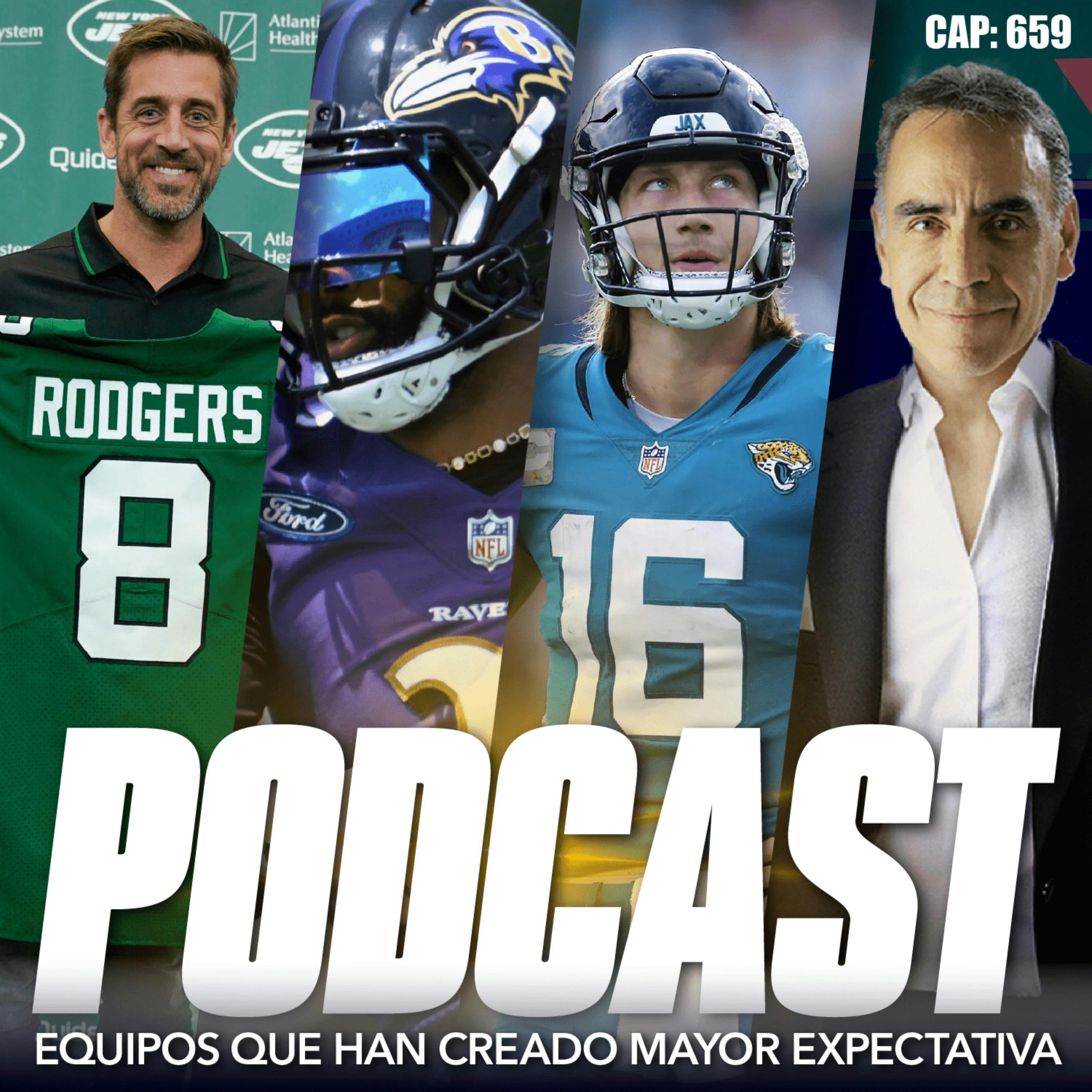 Atención con Rodgers, Lamar y OBJ, y Lawrence con Ridley