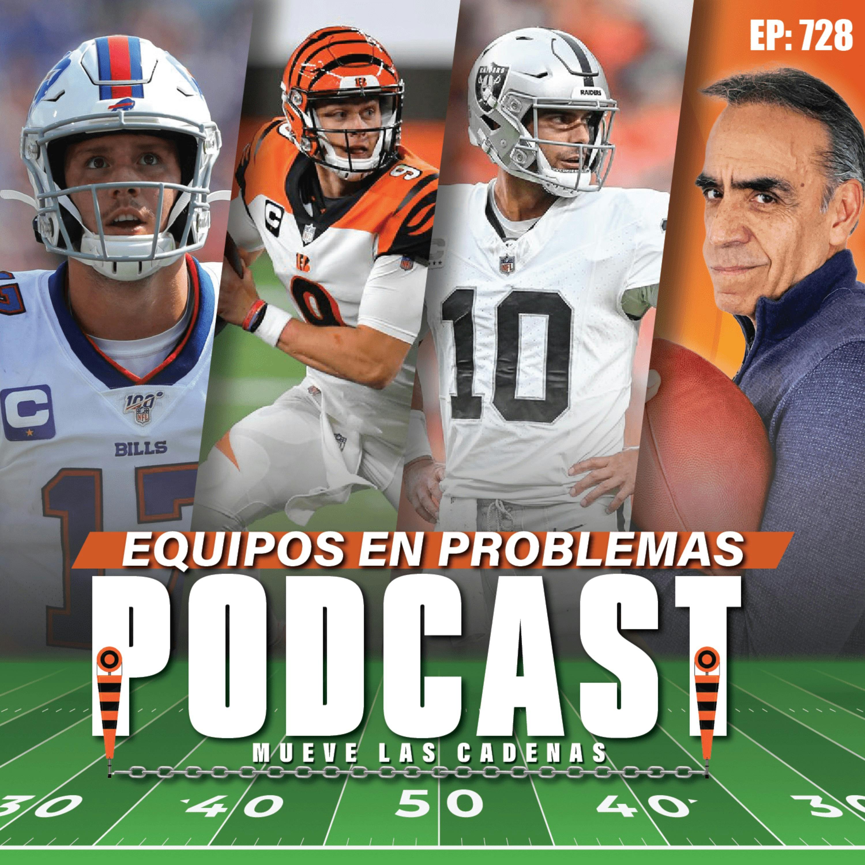Cuatro Quarterbacks en Problemas, y sus Equipos También