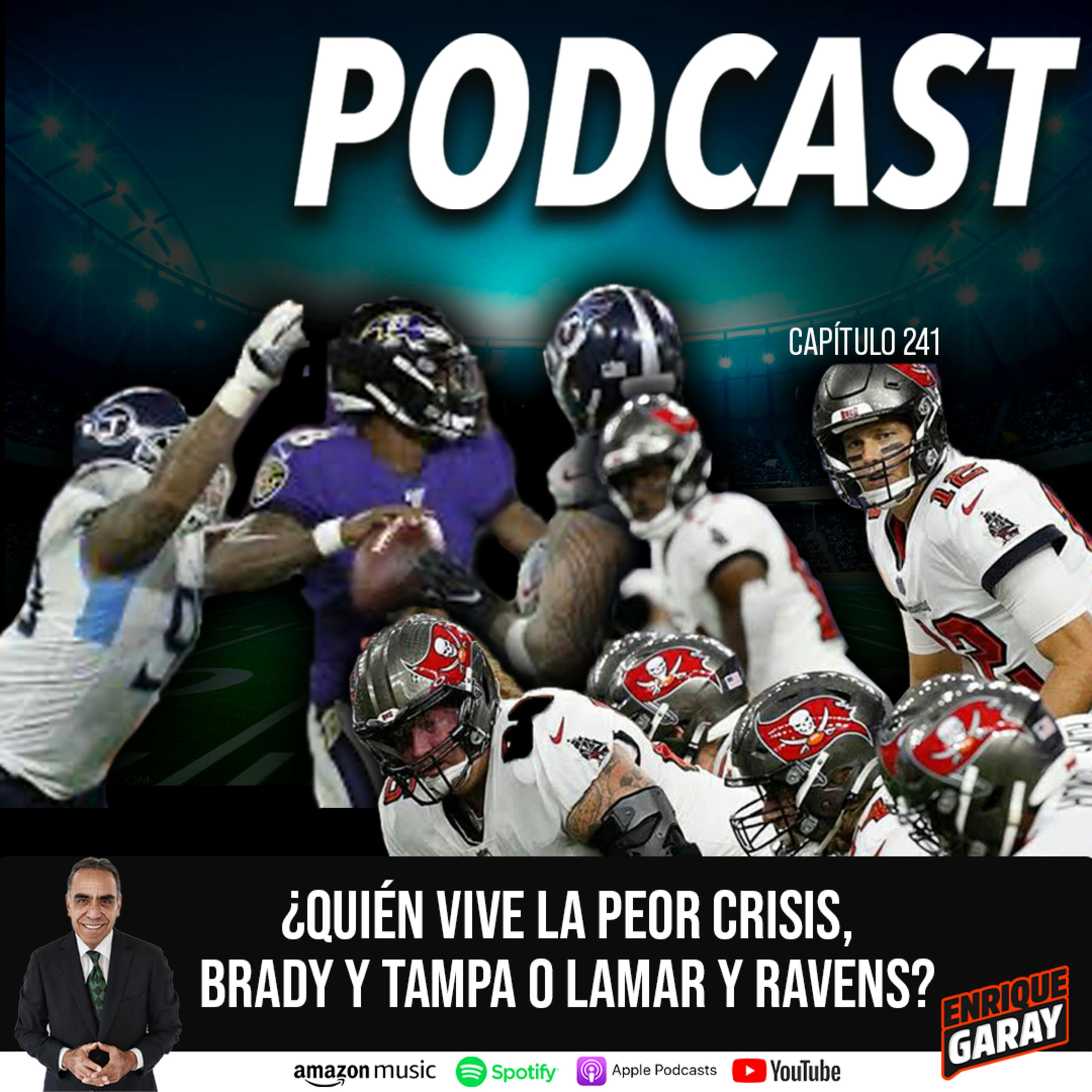 ¿Quien vive la peor Crisis, Brady y Tampa o Lamar y Ravens?