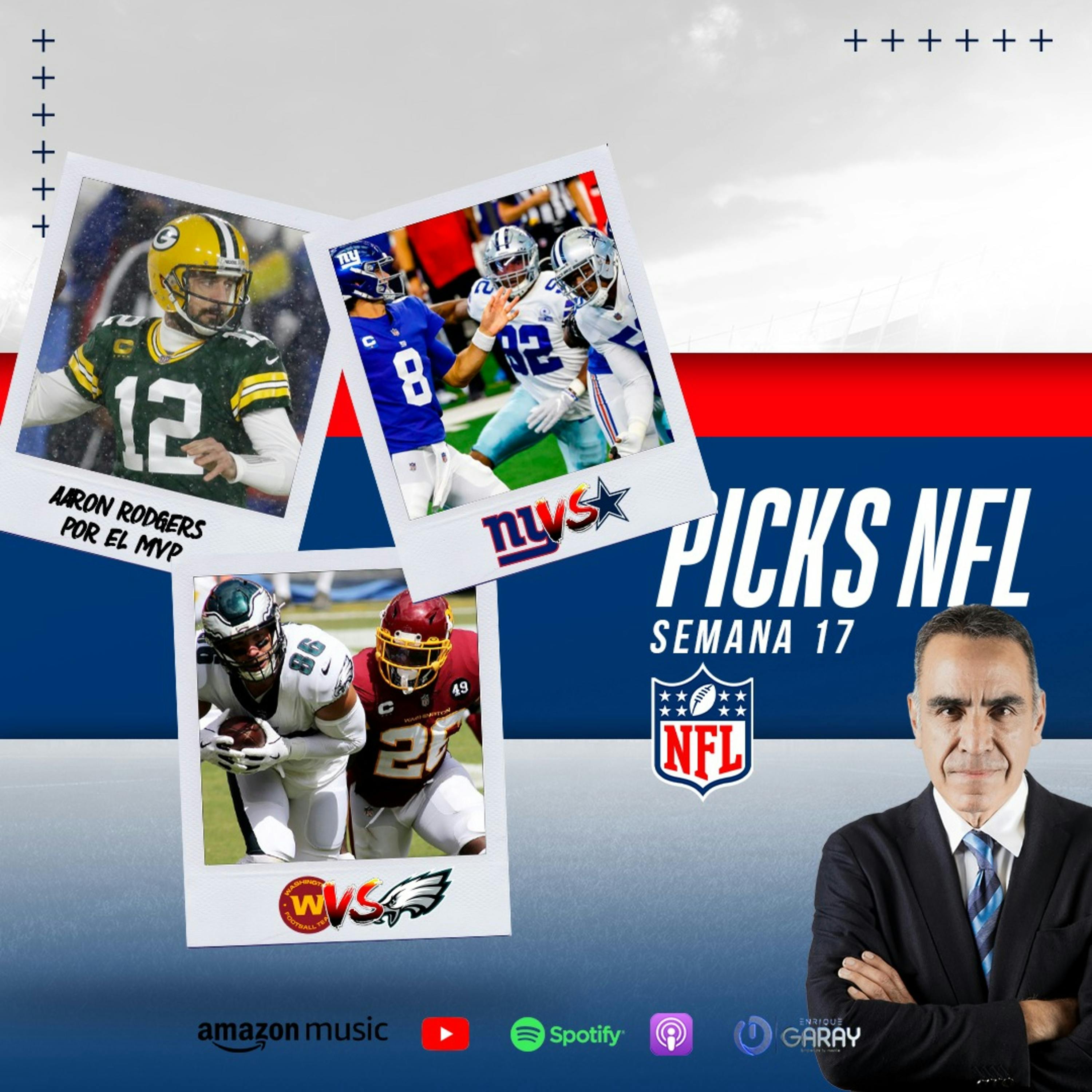 ¡Cierre dramático en la NFC Este! Y Aaron Rodgers va por el MVP | Capítulo 123, Picks NFL