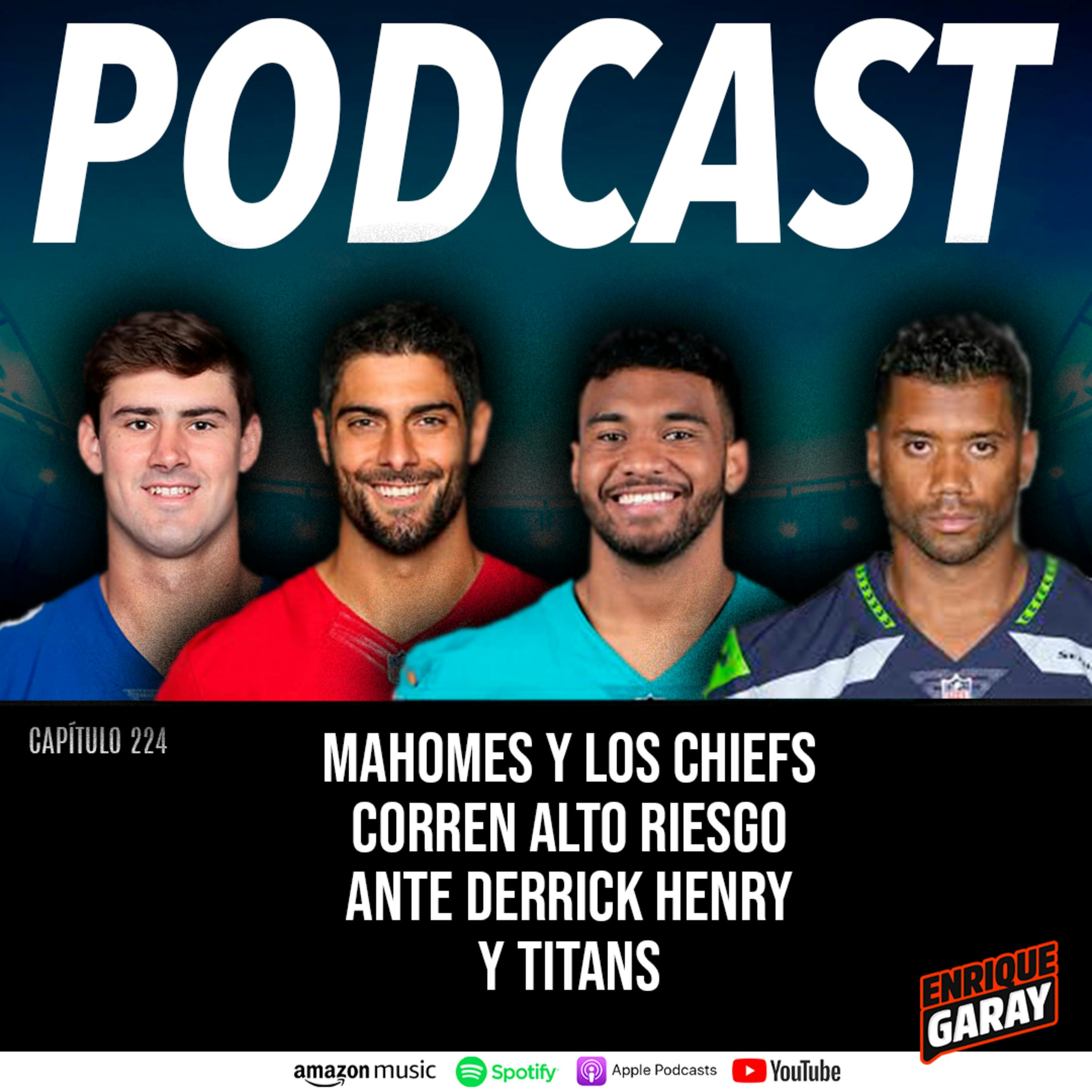 Mahomes y los Chiefs Corren Alto Riesgo ante Derrick Henry y Titans