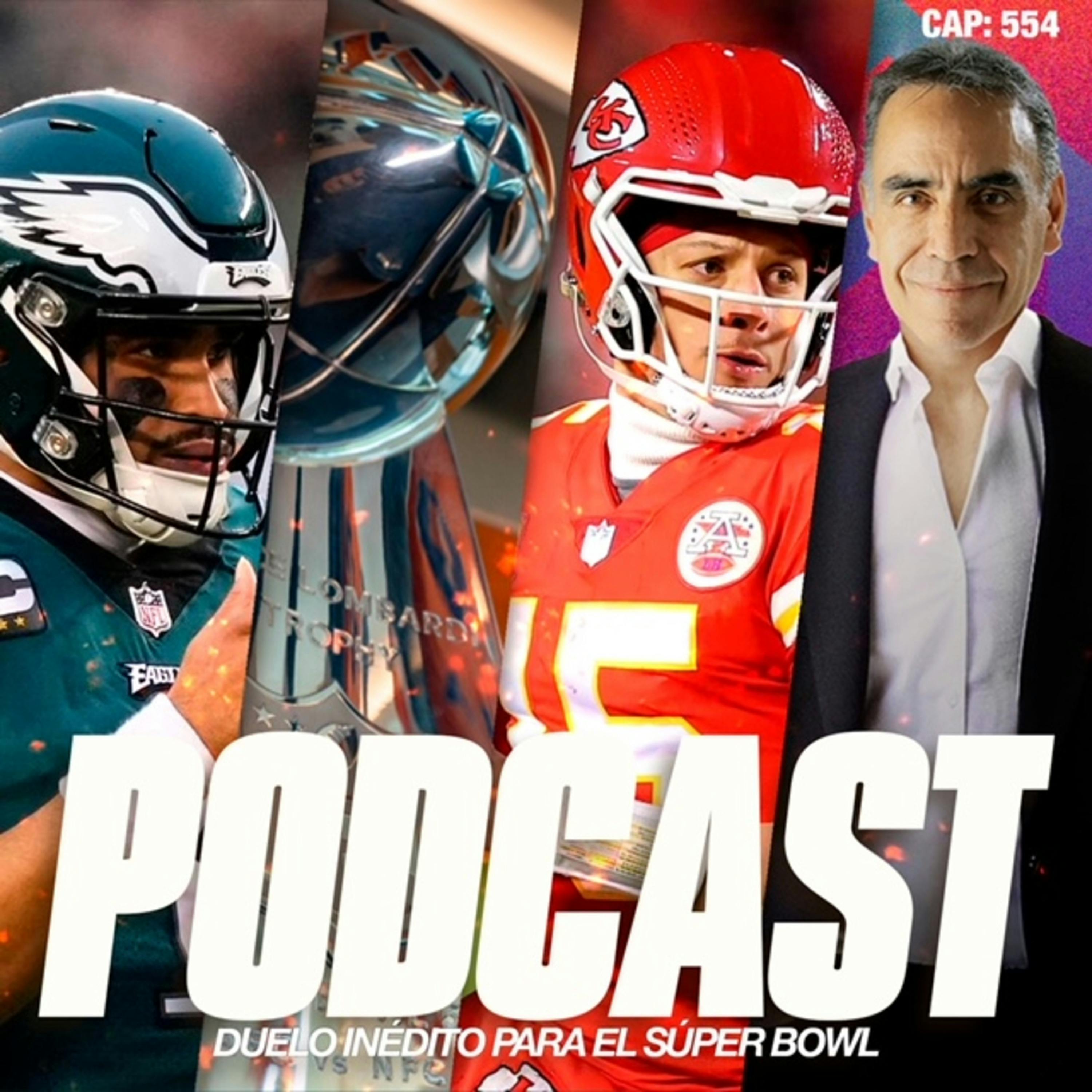 Será Patrick Mahomes vs Jalen Hurst, en el Super Bowl LVll