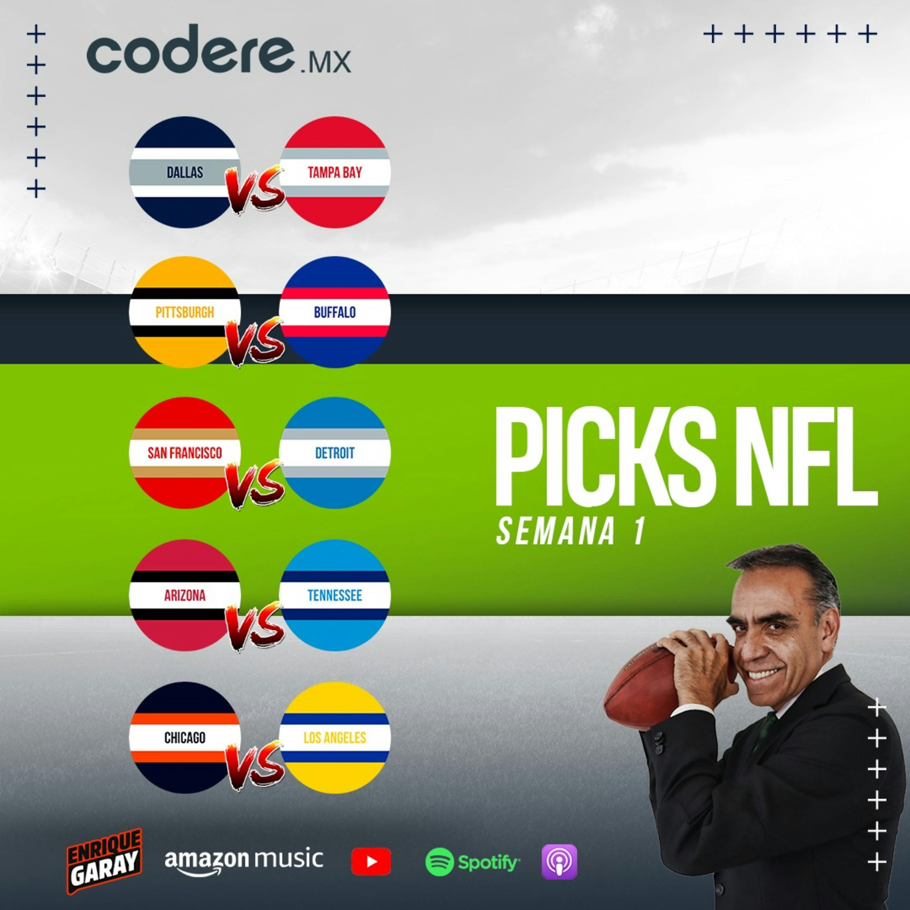 ¿Victoria segura para los Buccaneers en el inicio de temporada? | Podcast Picks NFL, Semana 1