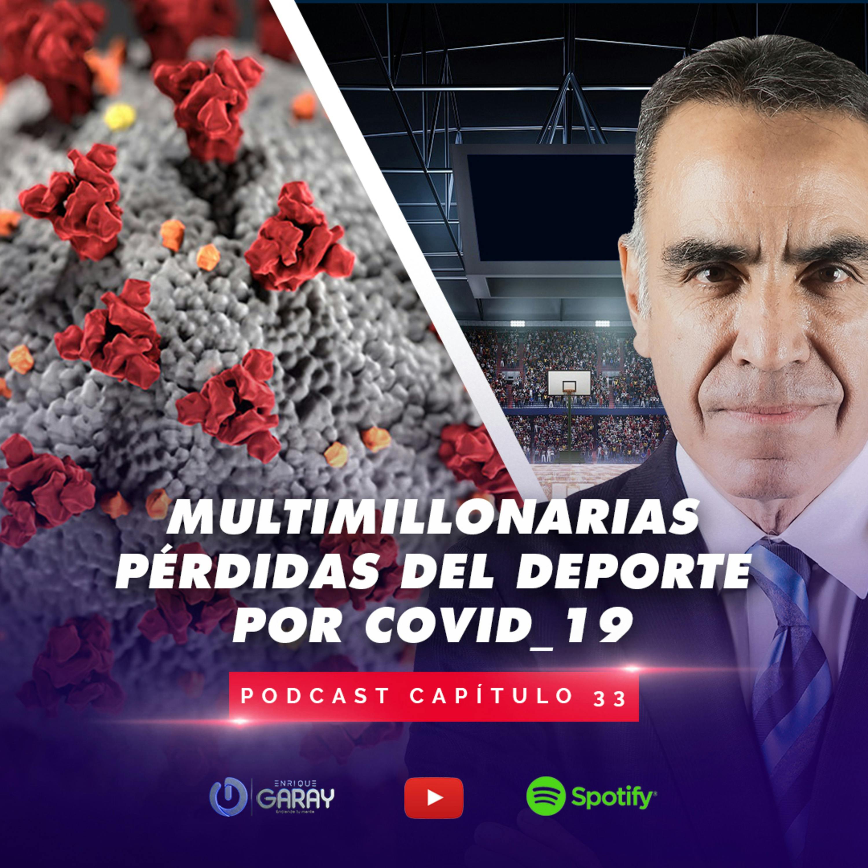 Multimillonarias pérdidas del deporte por la pandemia de COVID-19